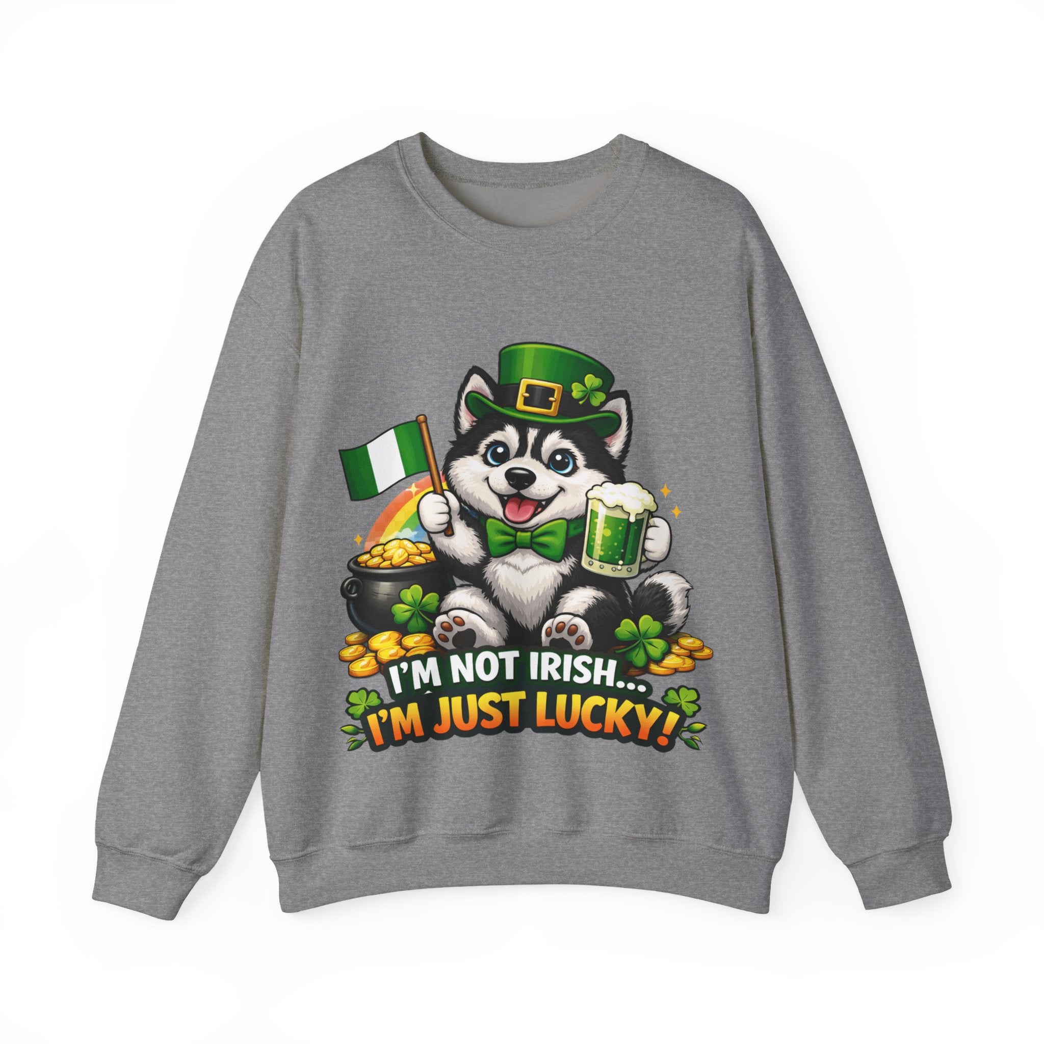 Siberian Husky - Graphic Crewneck Sweatshirt