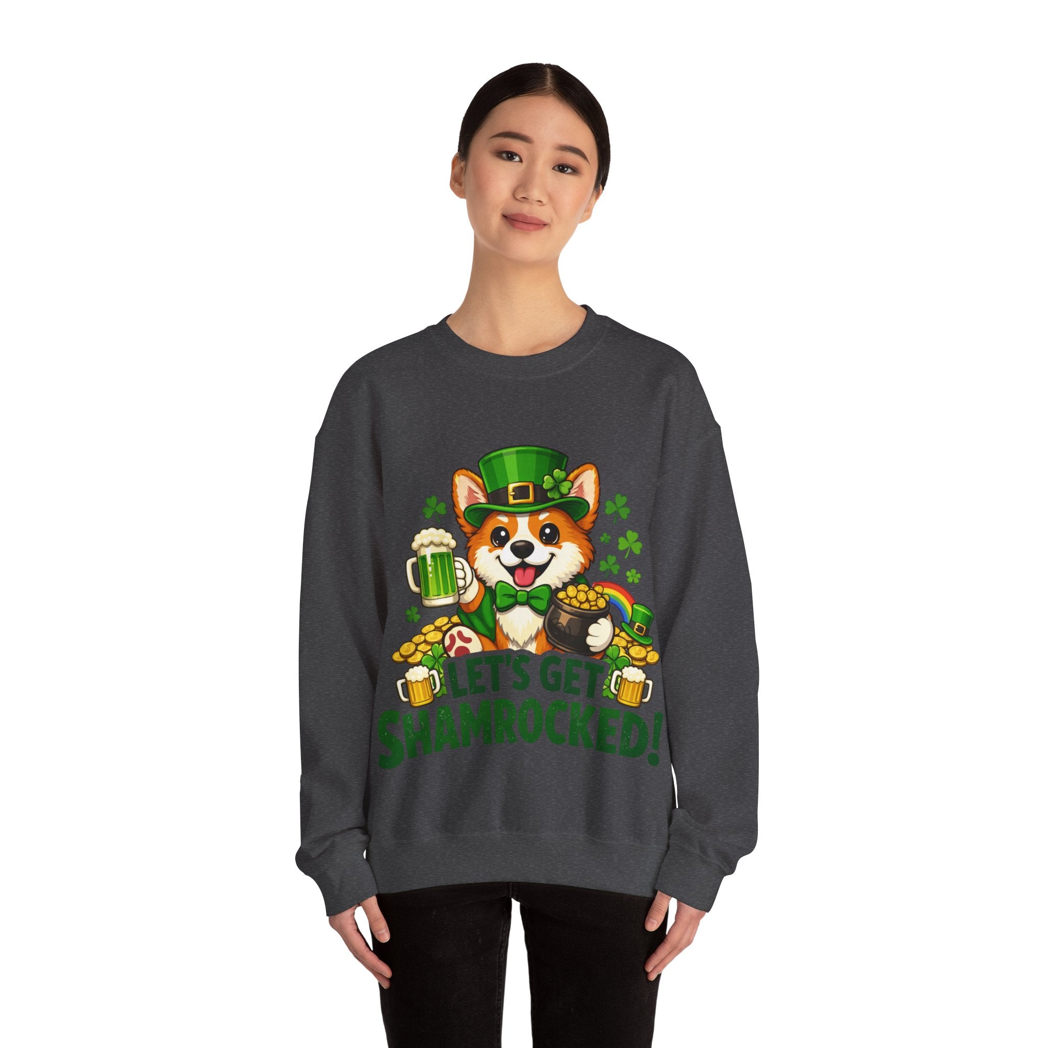 Corgi - Graphic Crewneck Sweatshirt