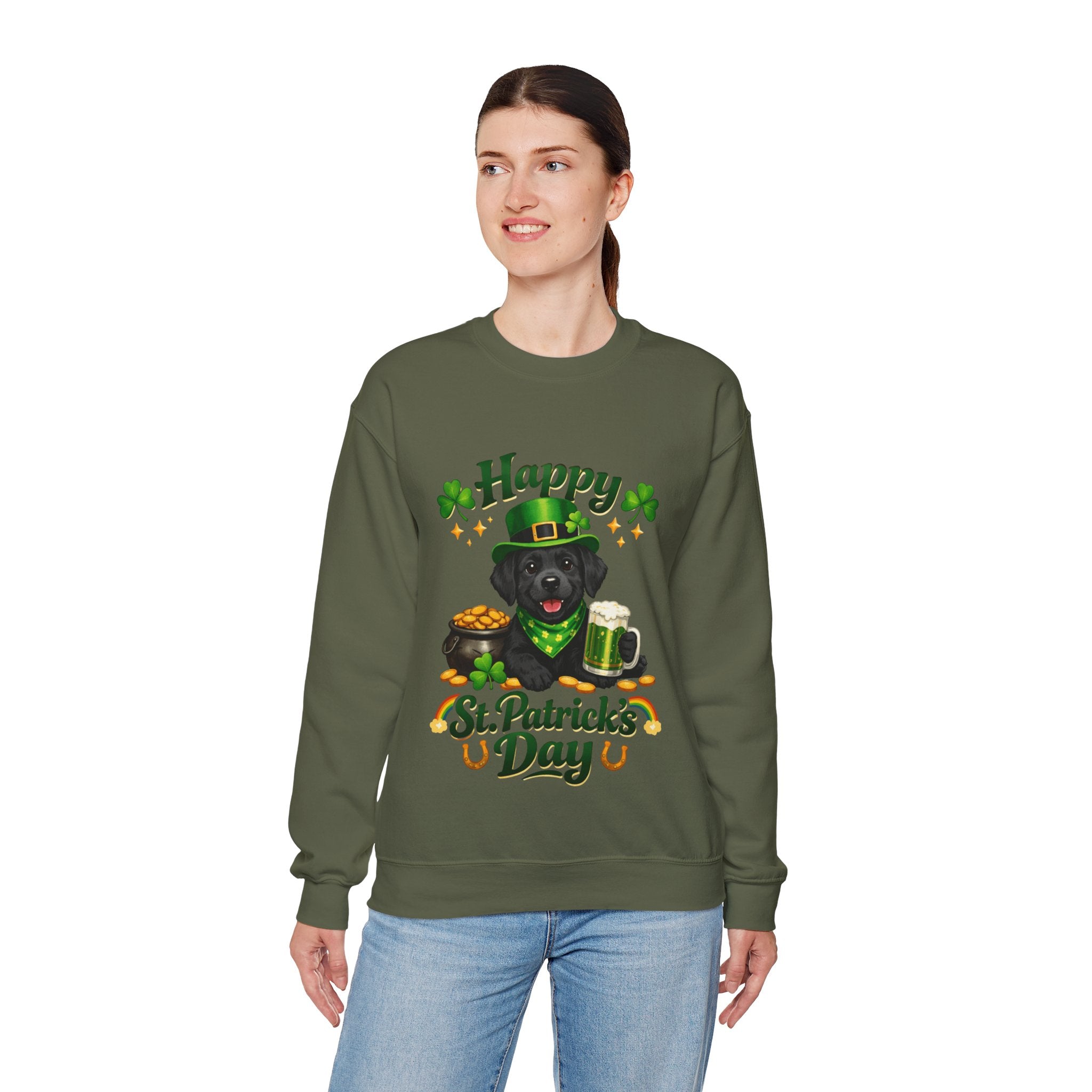 Black Labrador - Graphic Crewneck Sweatshirt