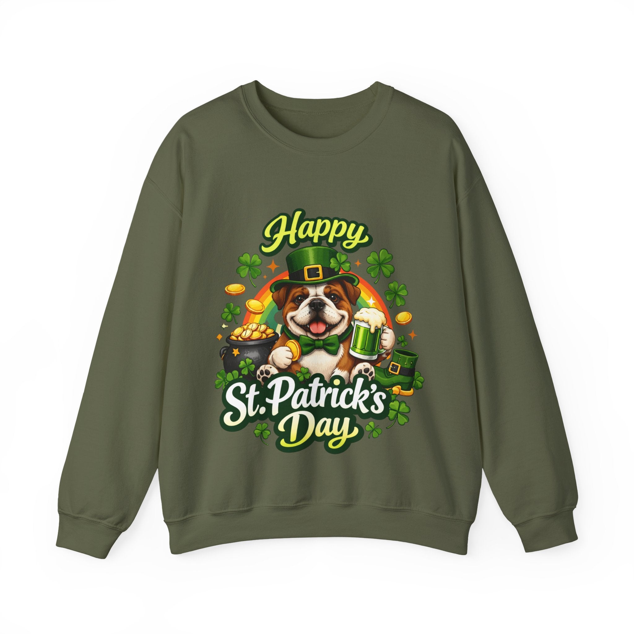 Bulldog - Graphic Crewneck Sweatshirt
