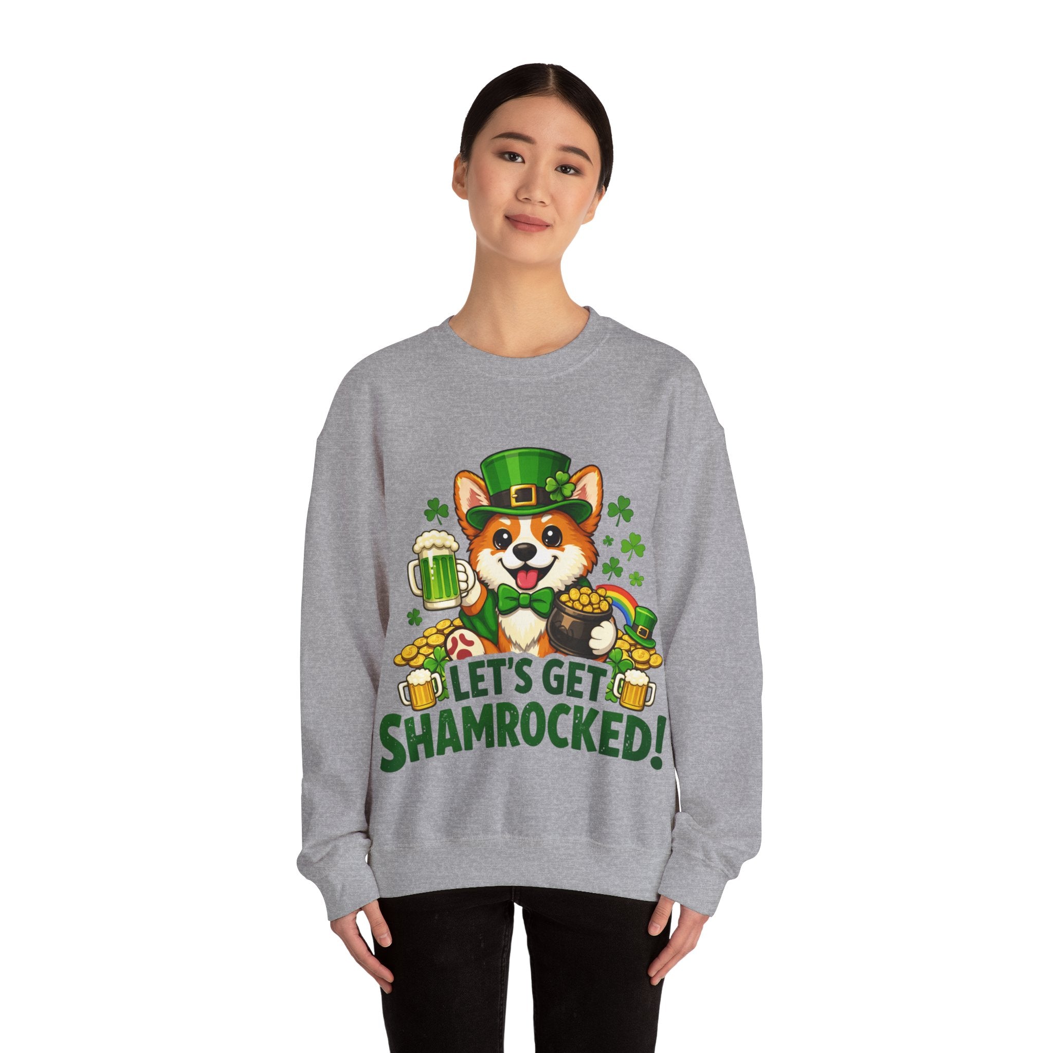 Corgi - Graphic Crewneck Sweatshirt