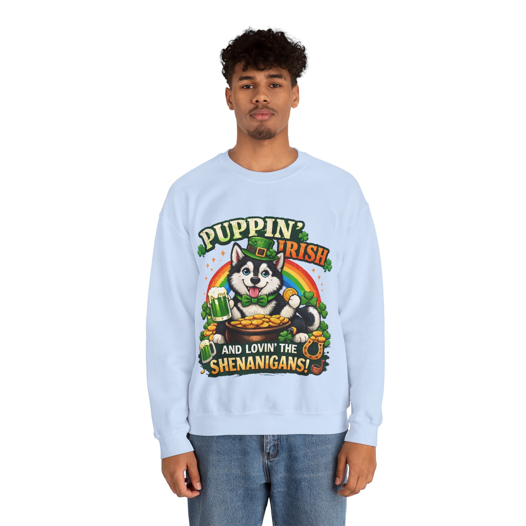 Siberian Husky - Graphic Crewneck Sweatshirt