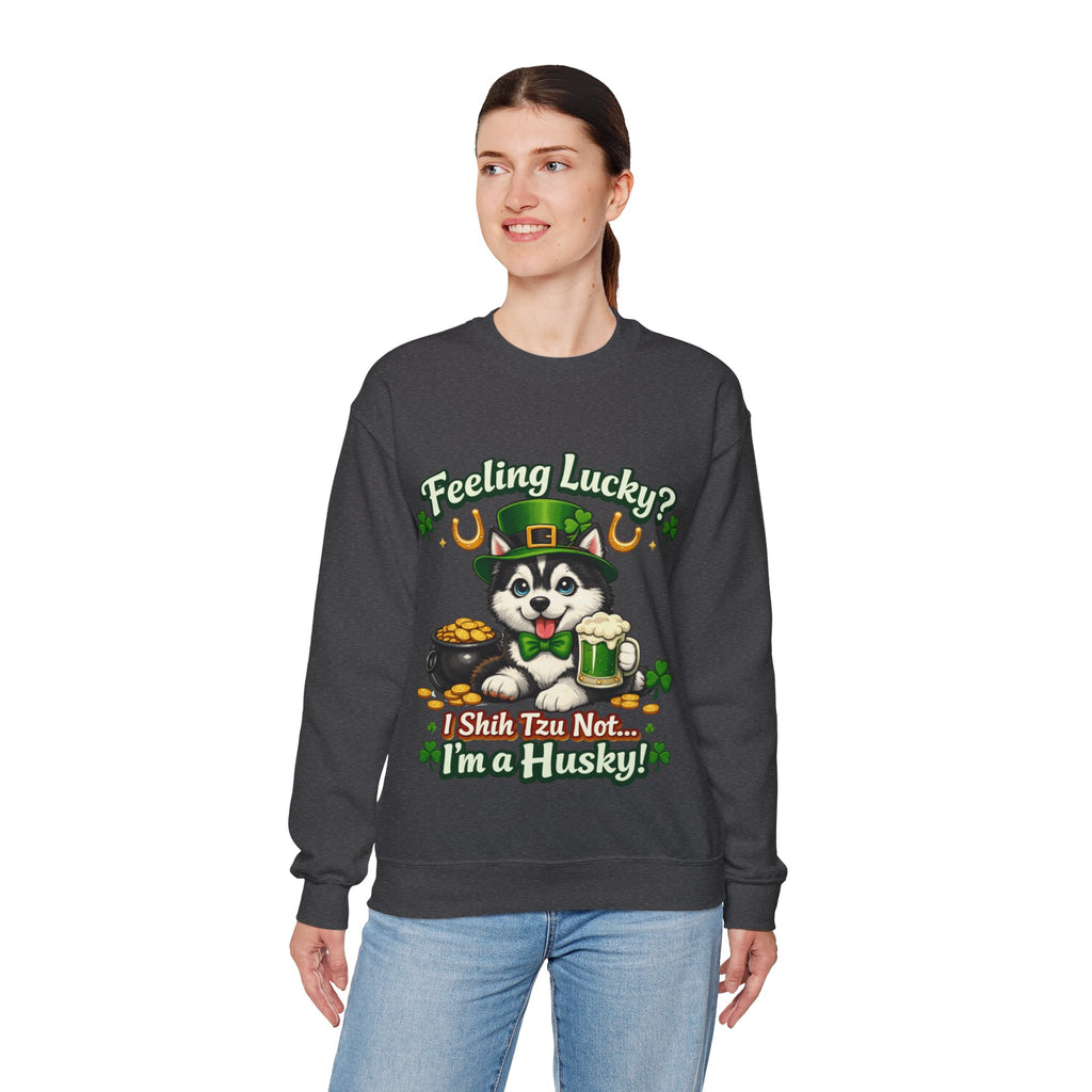 Siberian Husky - Graphic Crewneck Sweatshirt