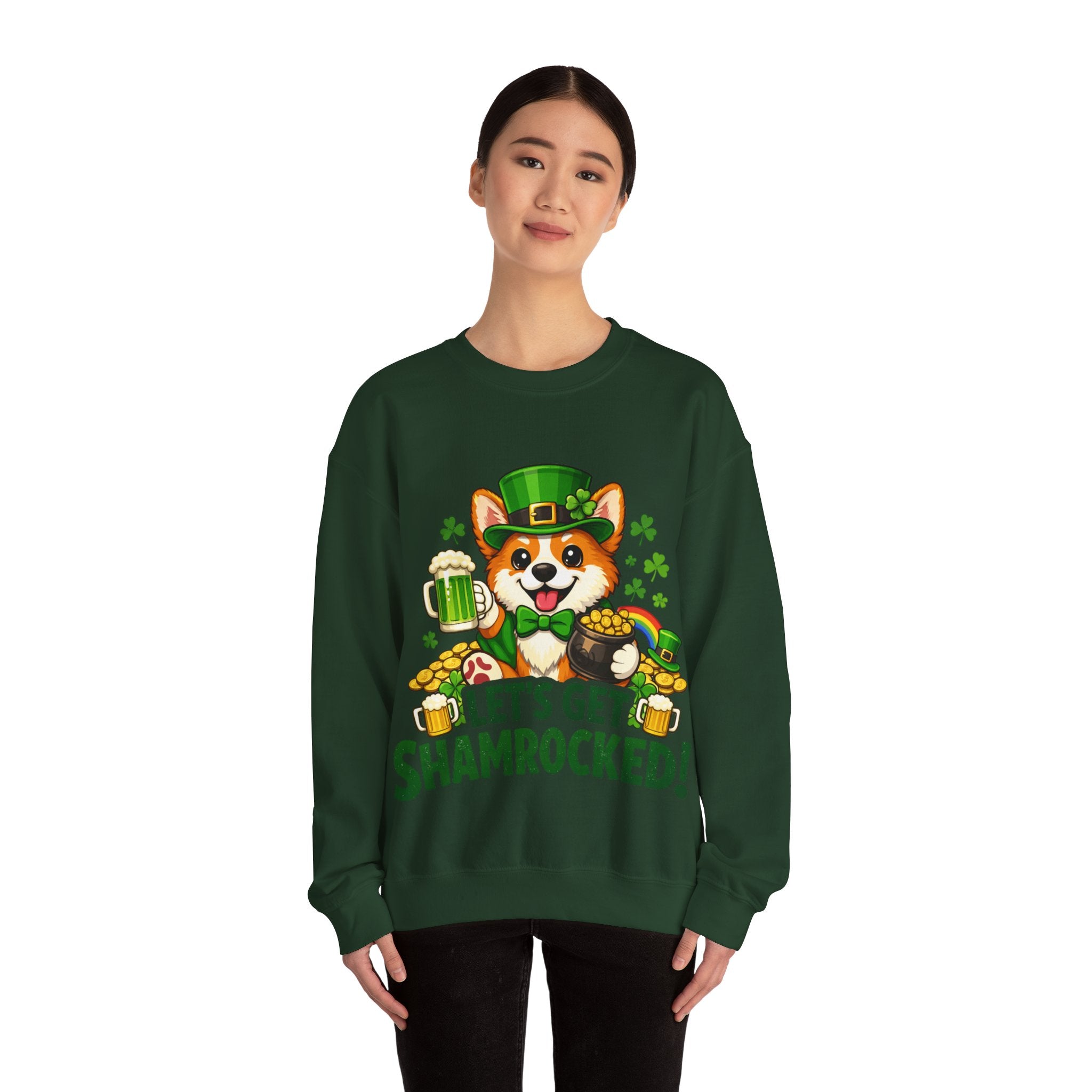 Corgi - Graphic Crewneck Sweatshirt
