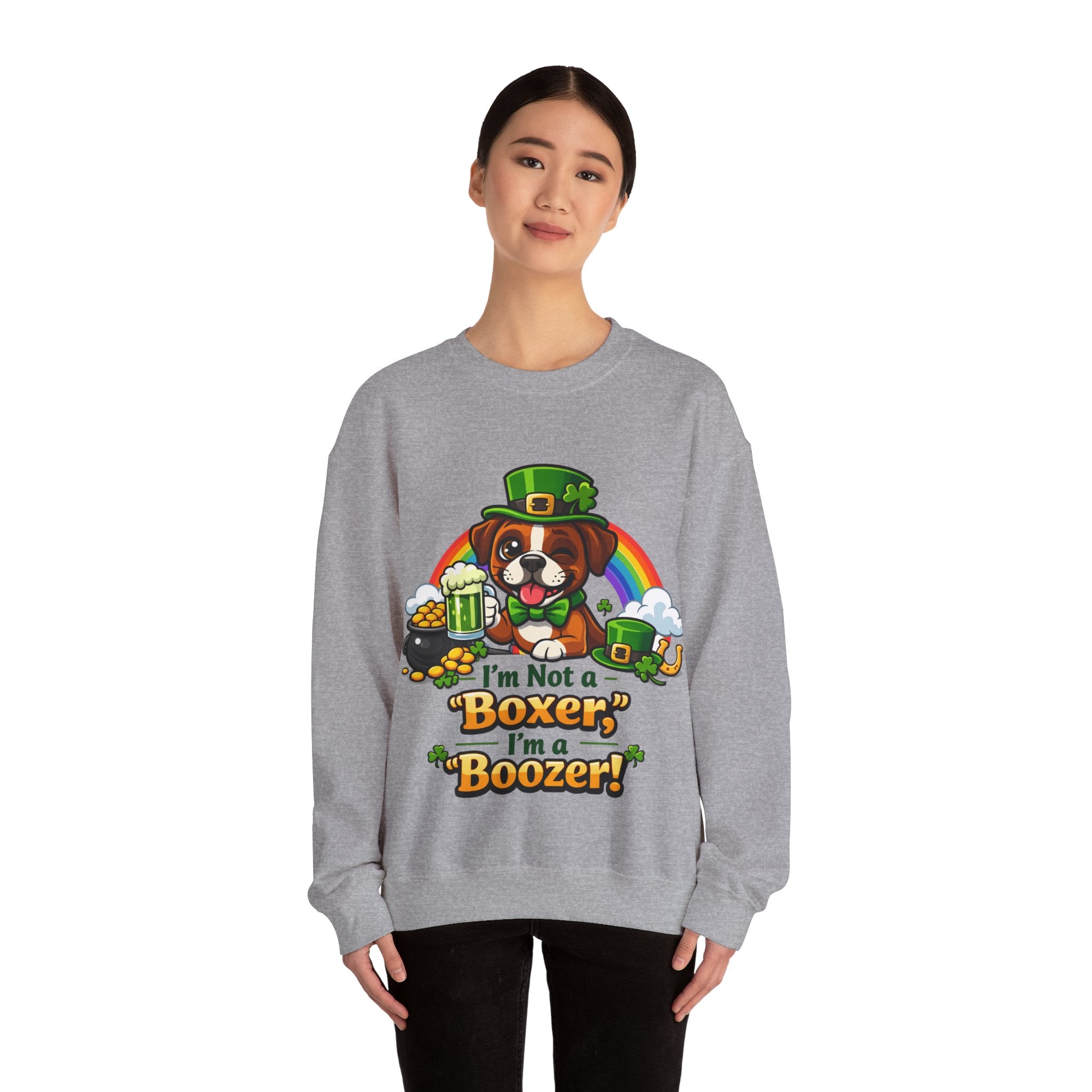Boxer - Graphic Crewneck Sweatshirt