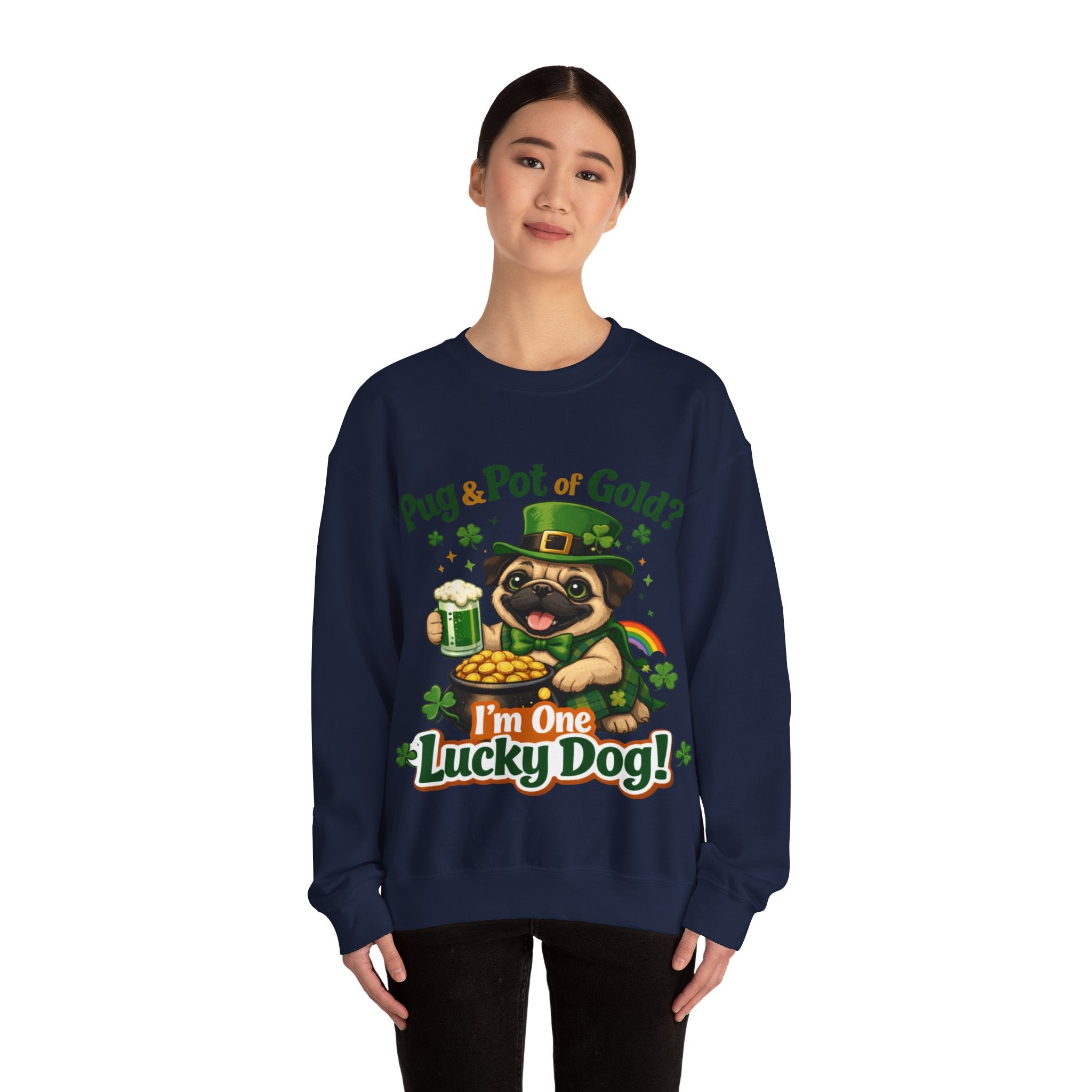 Pug - Graphic Crewneck Sweatshirt