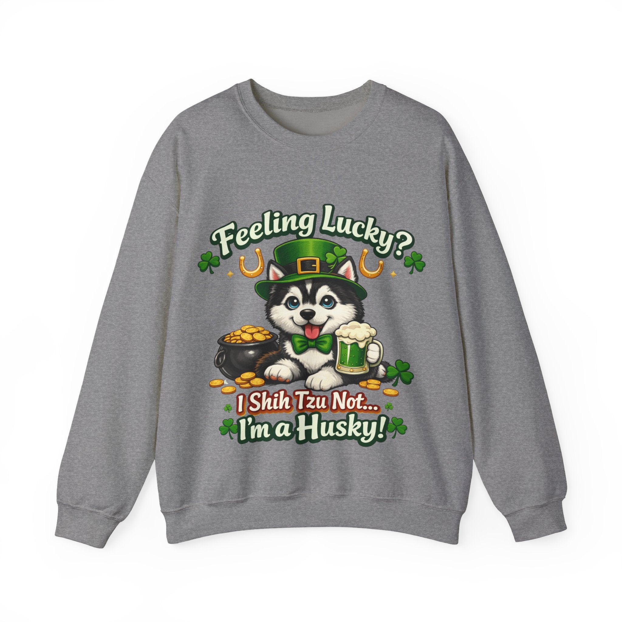 Siberian Husky - Graphic Crewneck Sweatshirt