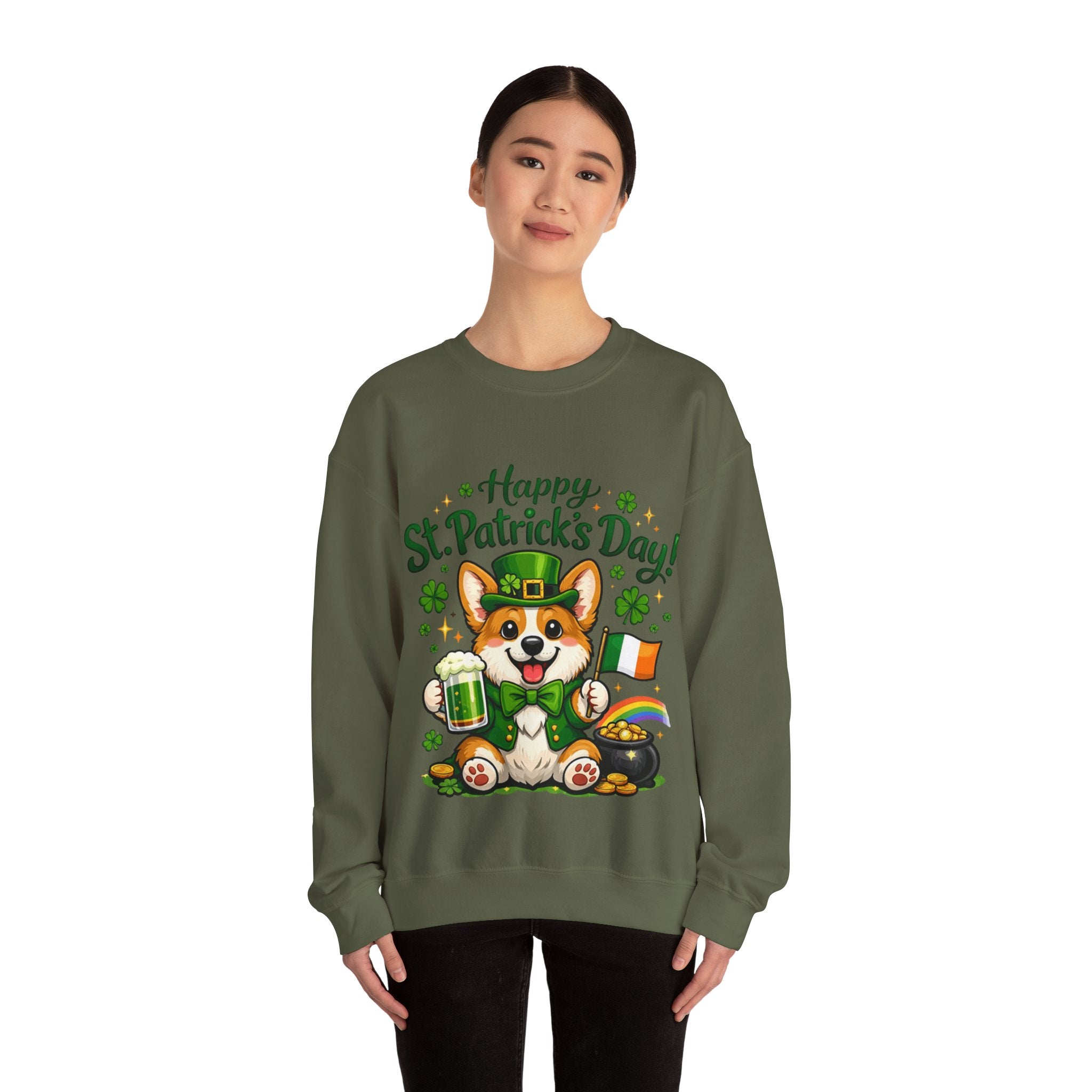 Corgi - Graphic Crewneck Sweatshirt