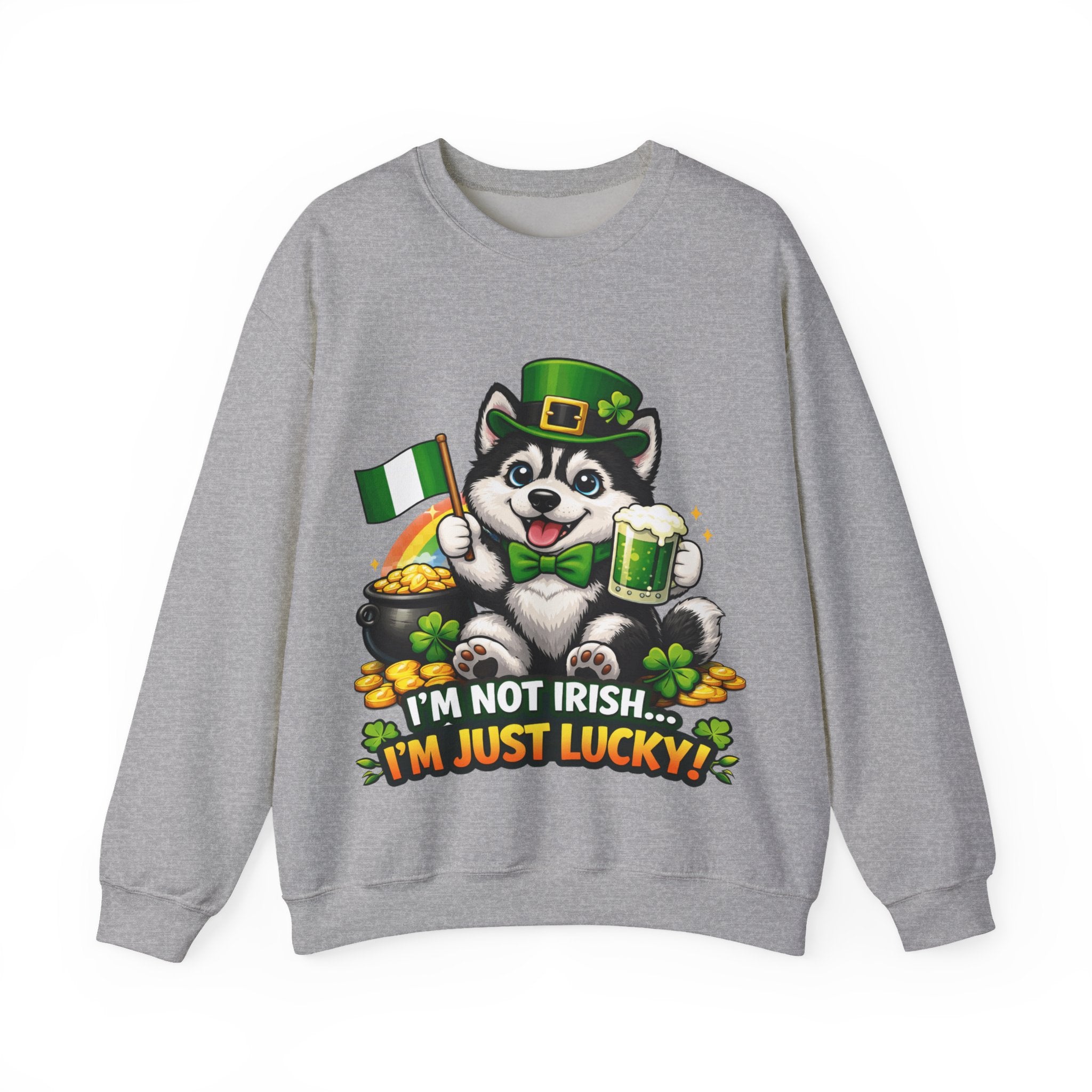 Siberian Husky - Graphic Crewneck Sweatshirt