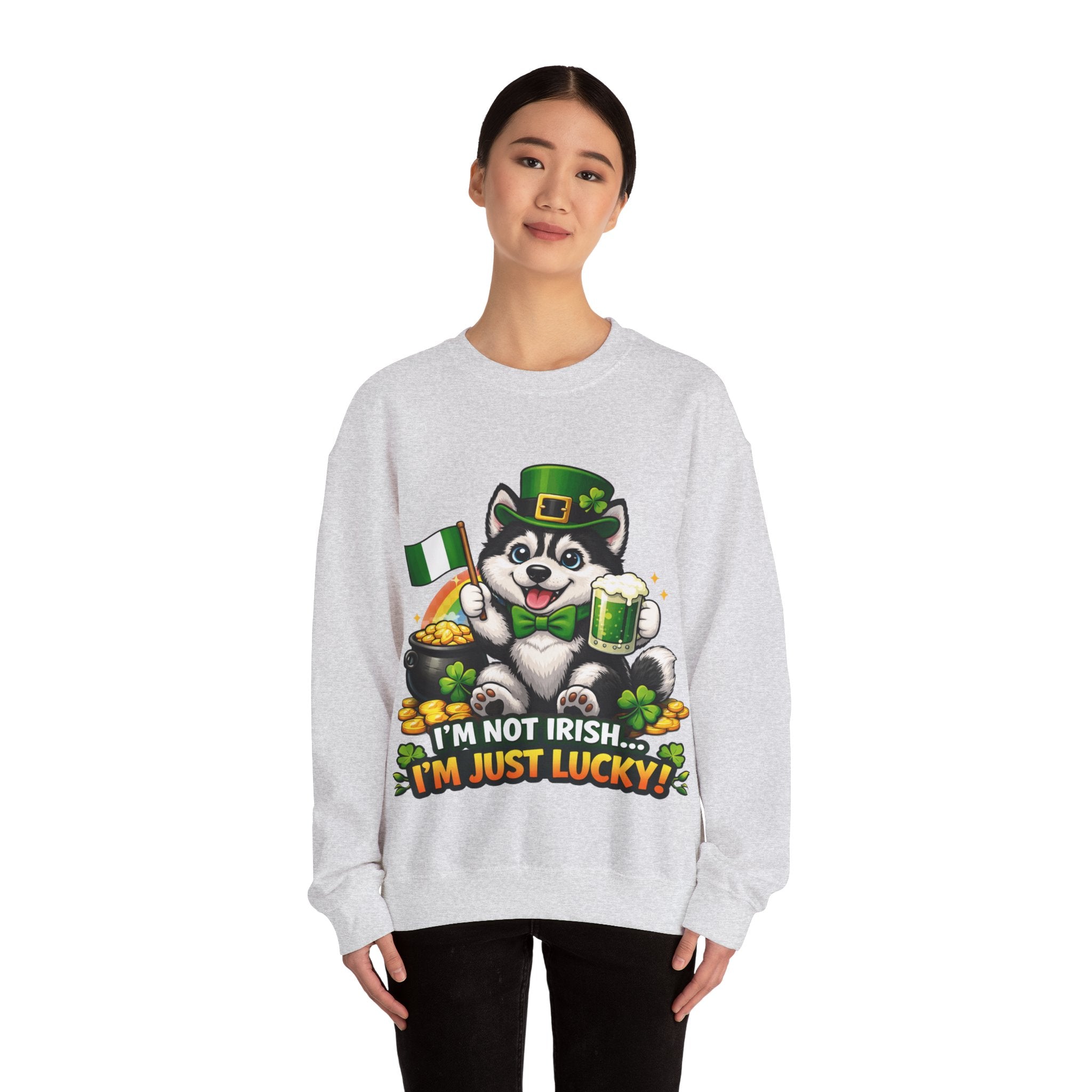 Siberian Husky - Graphic Crewneck Sweatshirt