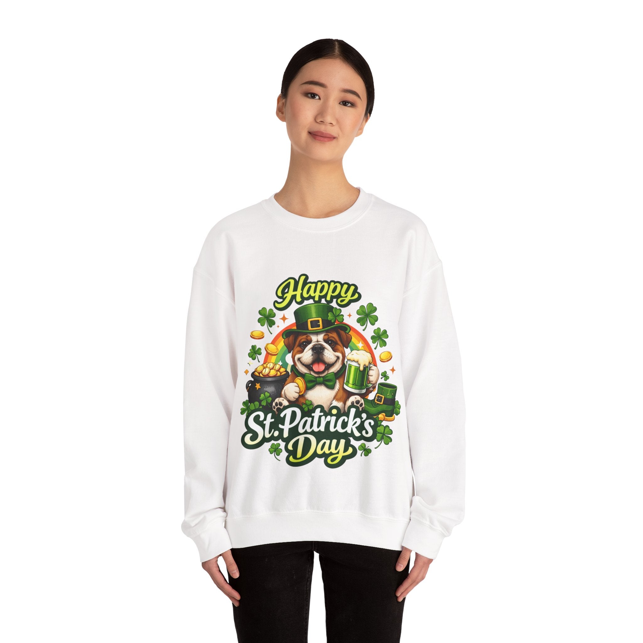 Bulldog - Graphic Crewneck Sweatshirt