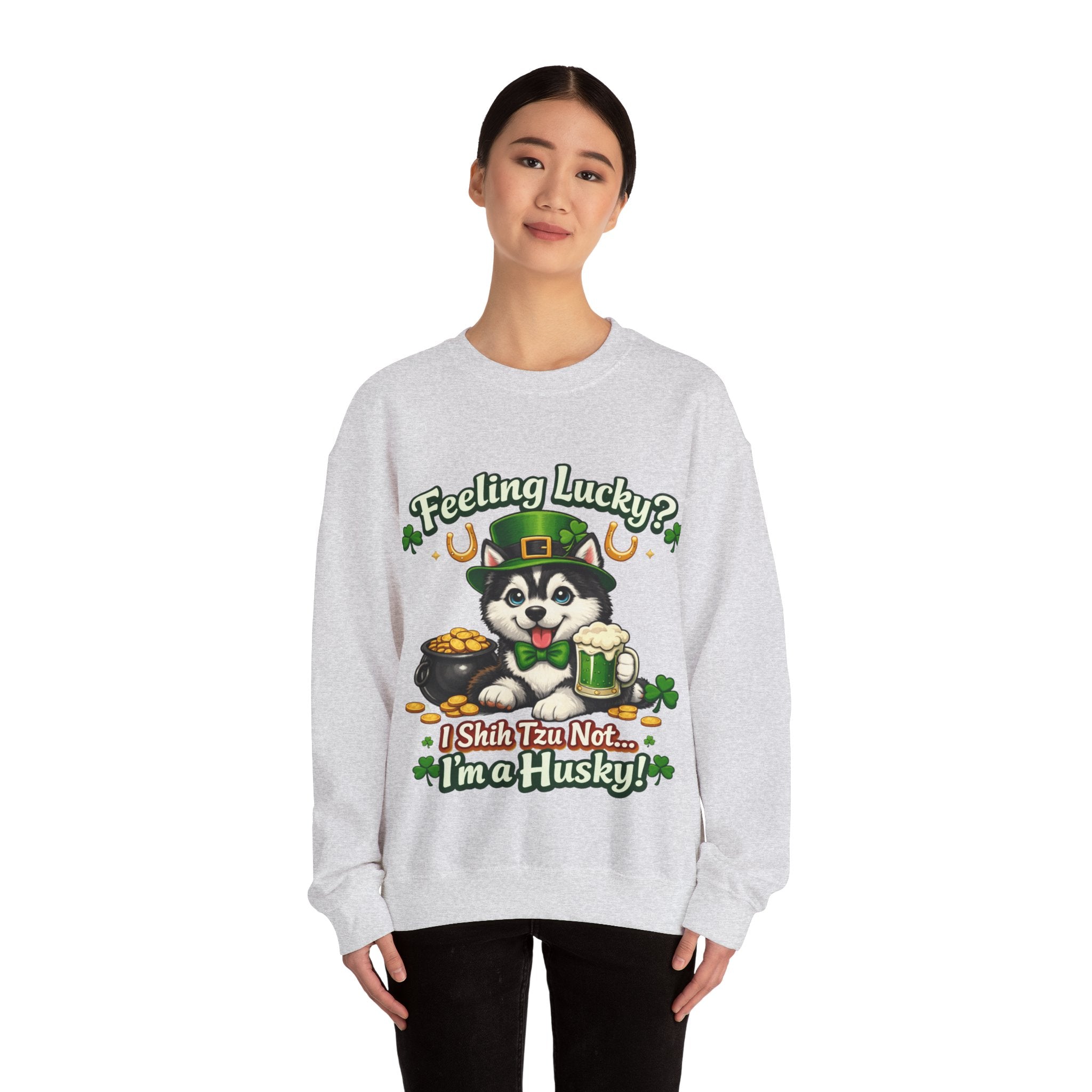 Siberian Husky - Graphic Crewneck Sweatshirt