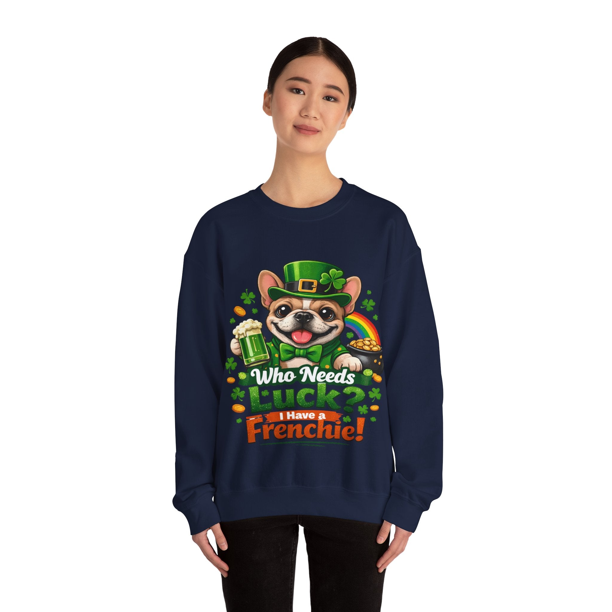 Frenchie - Graphic Crewneck Sweatshirt