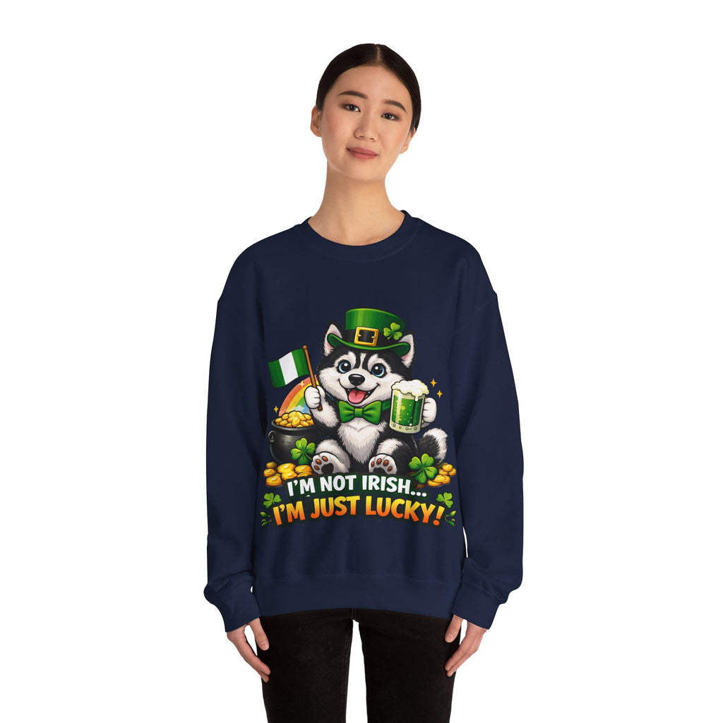 Siberian Husky - Graphic Crewneck Sweatshirt