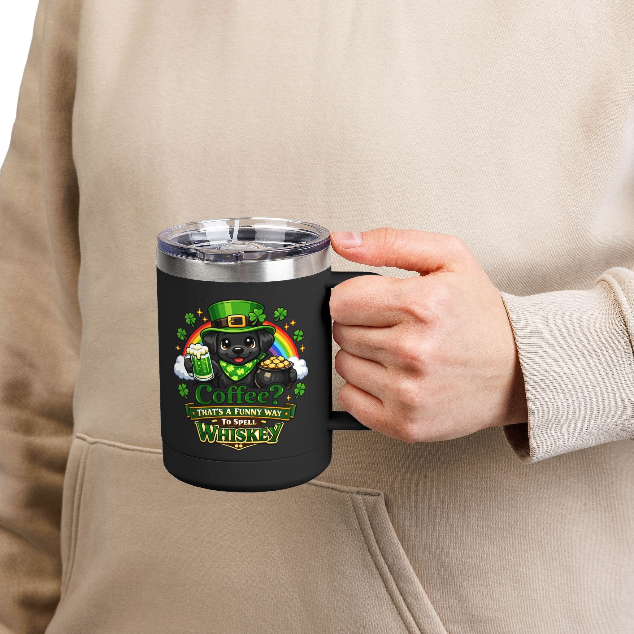 Black Labrador - 15oz Tumbler
