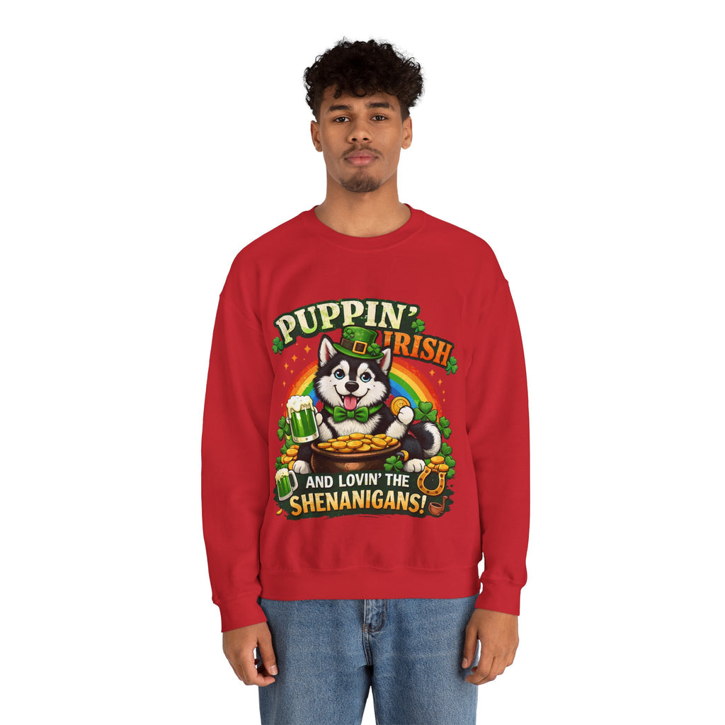 Siberian Husky - Graphic Crewneck Sweatshirt