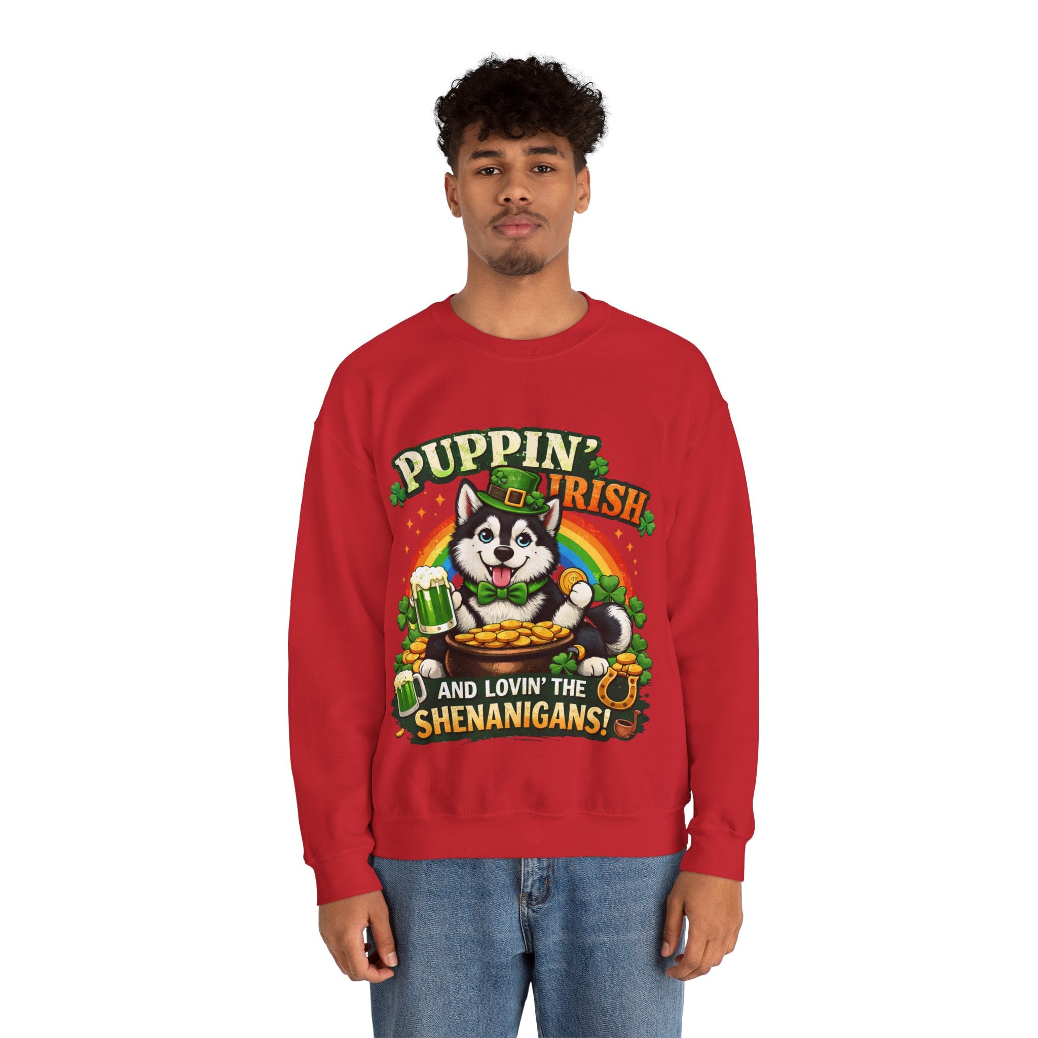Siberian Husky - Graphic Crewneck Sweatshirt