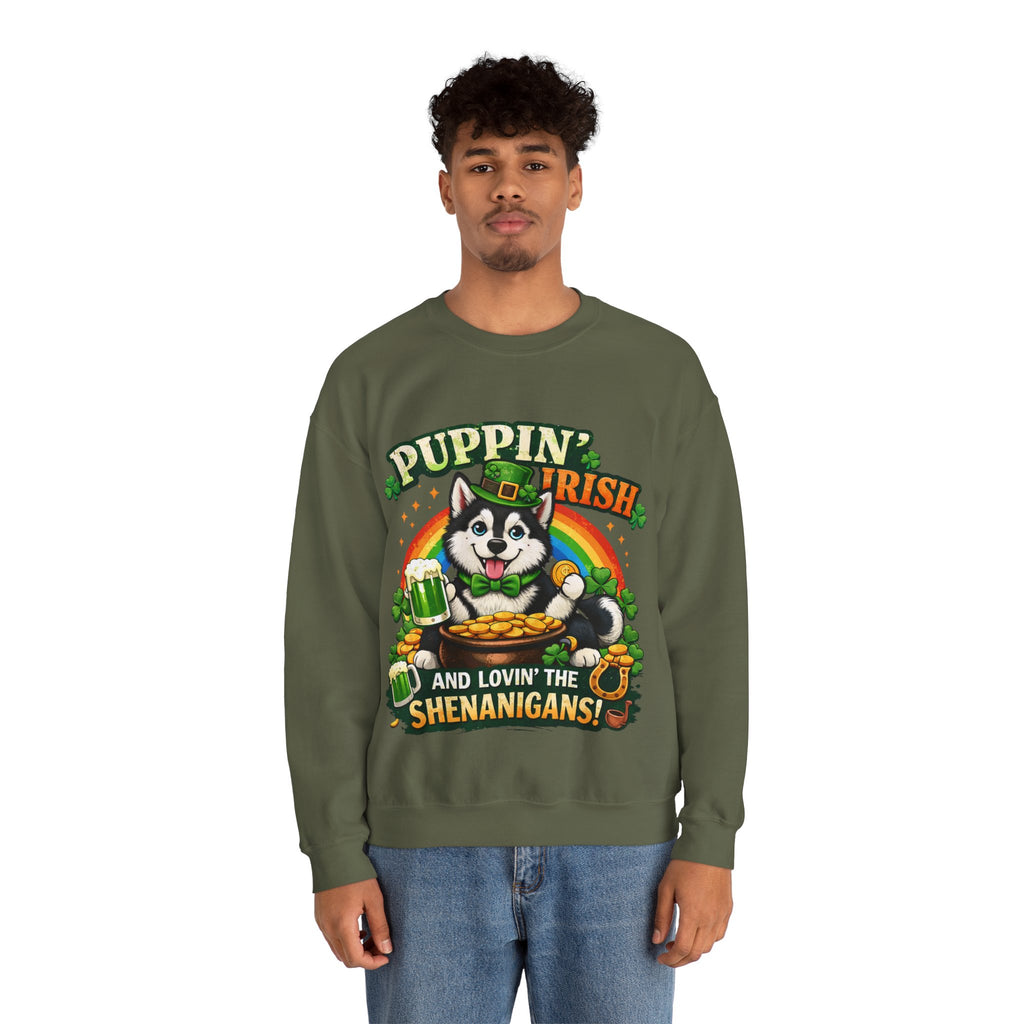 Siberian Husky - Graphic Crewneck Sweatshirt