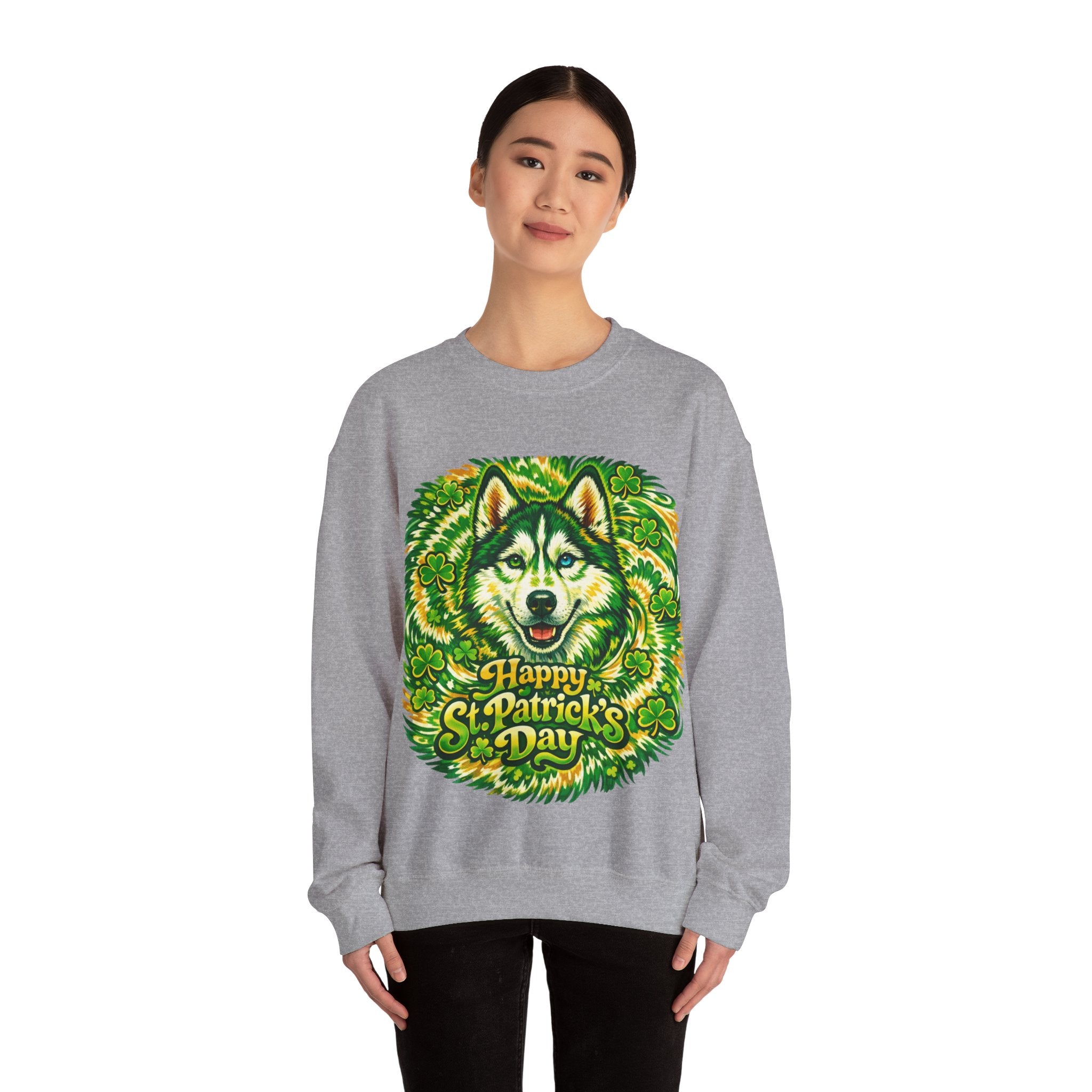 Siberian Husky - Graphic Crewneck Sweatshirt