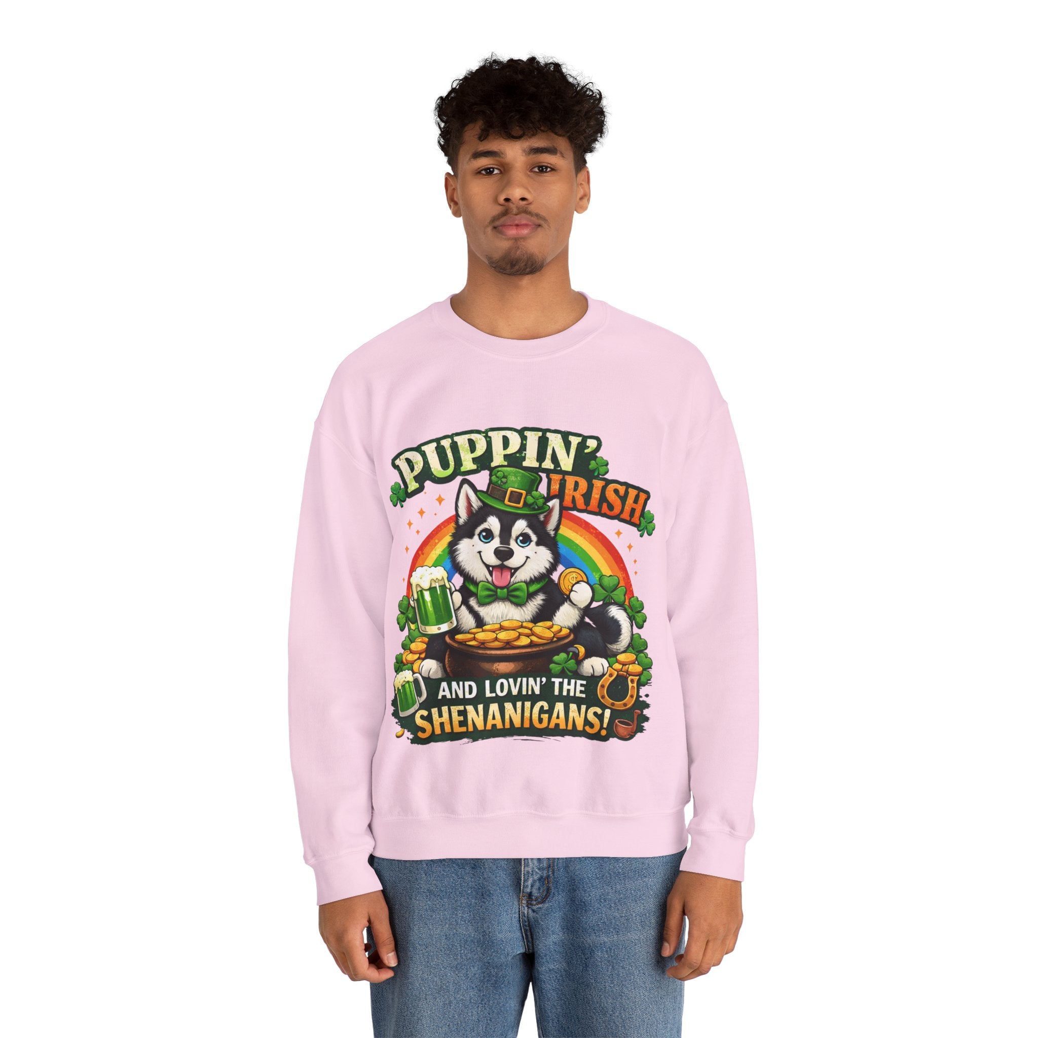 Siberian Husky - Graphic Crewneck Sweatshirt