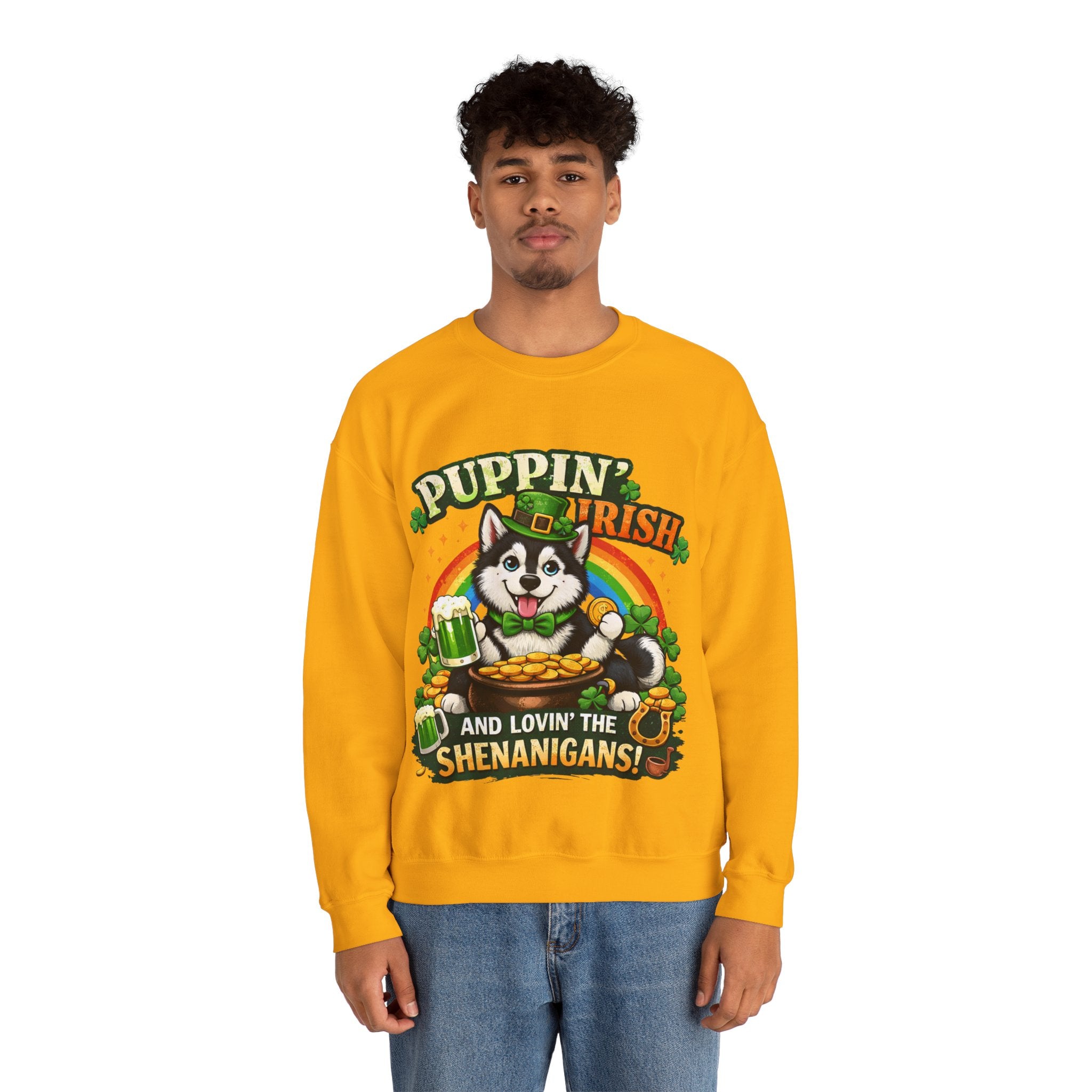 Siberian Husky - Graphic Crewneck Sweatshirt
