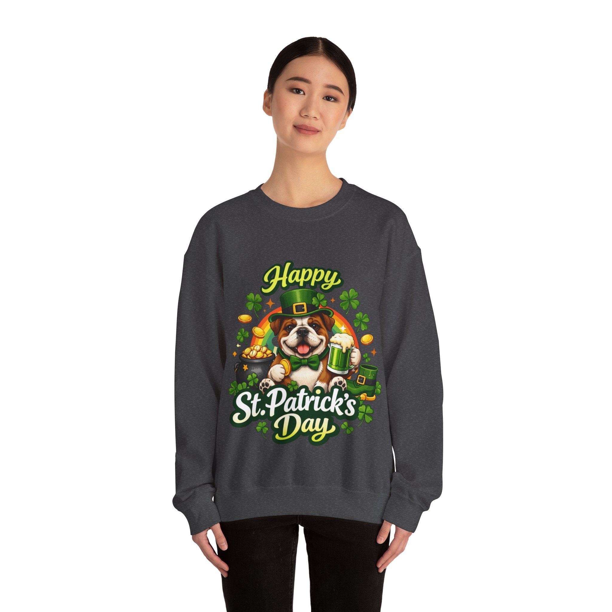 Bulldog - Graphic Crewneck Sweatshirt