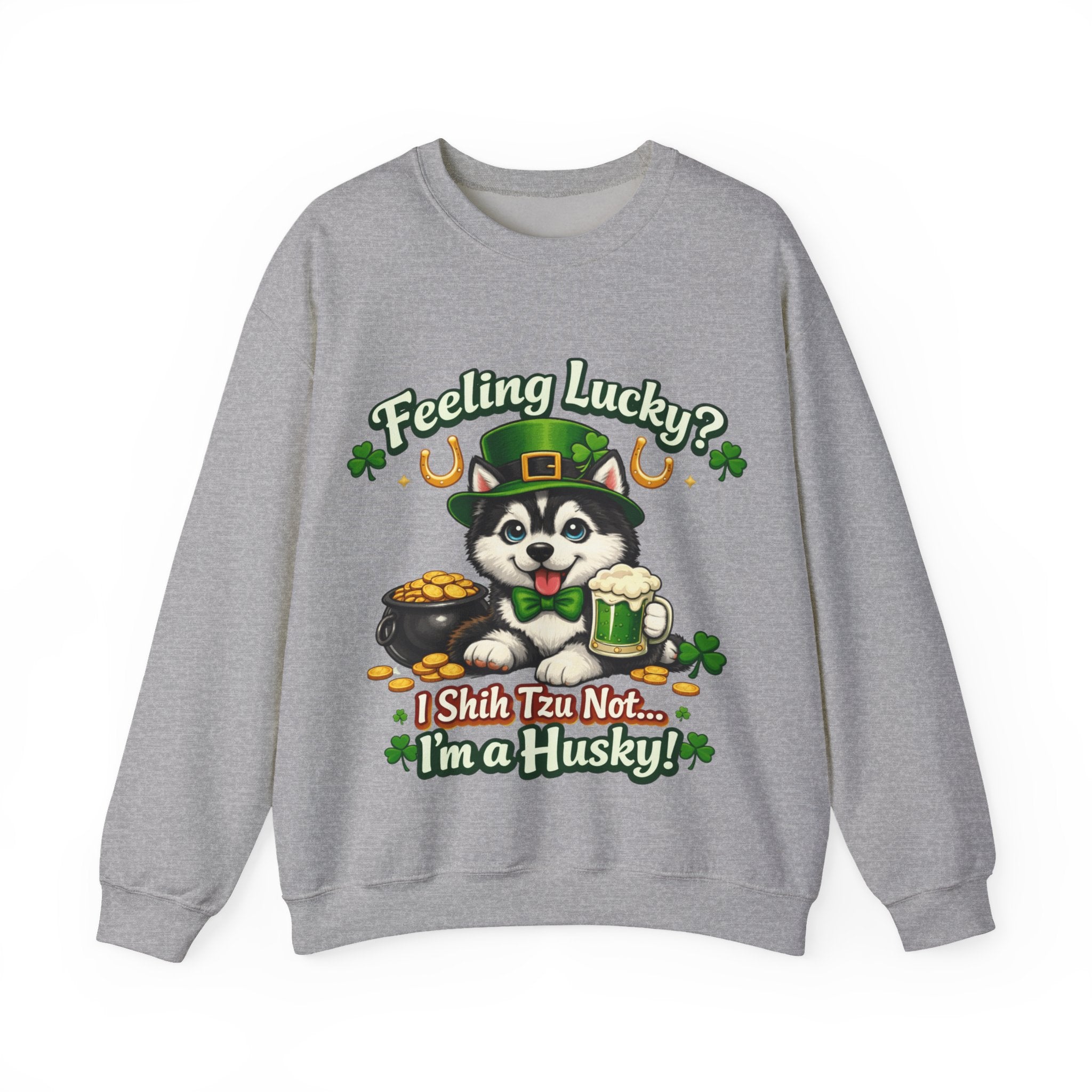 Siberian Husky - Graphic Crewneck Sweatshirt