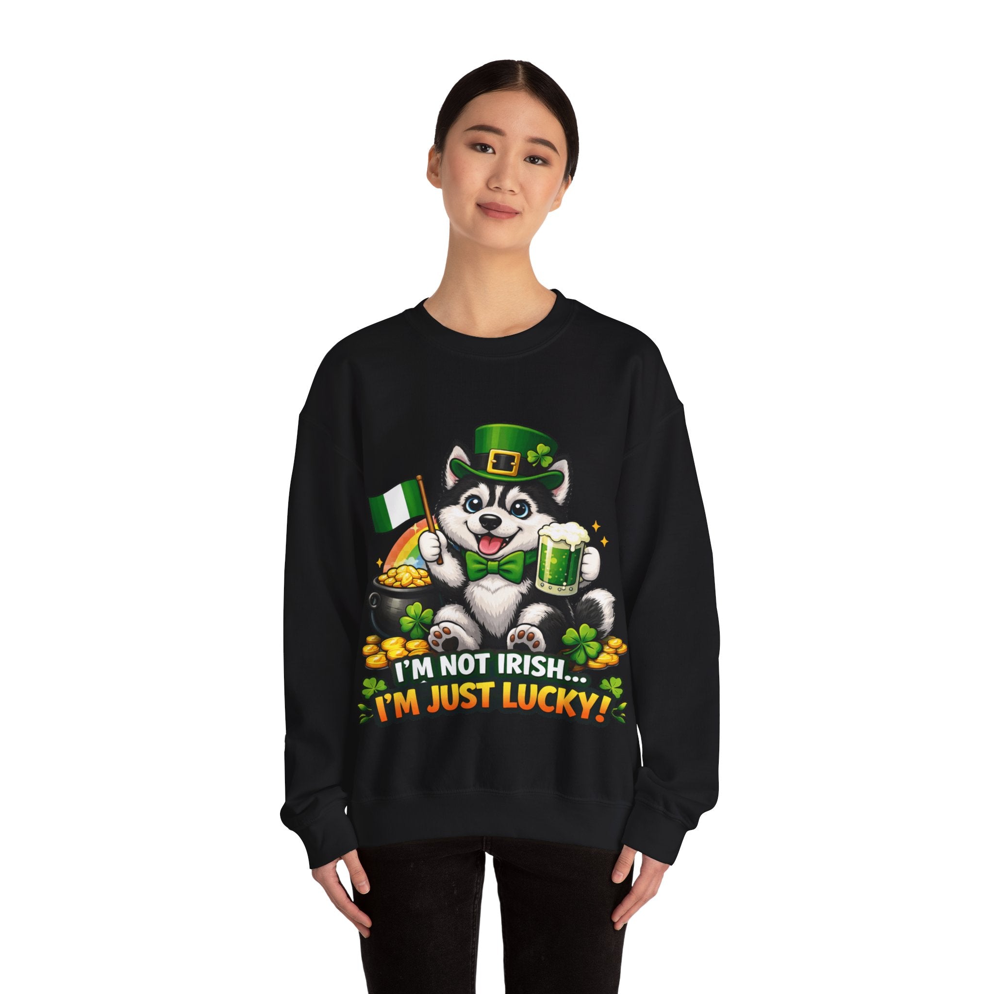 Siberian Husky - Graphic Crewneck Sweatshirt