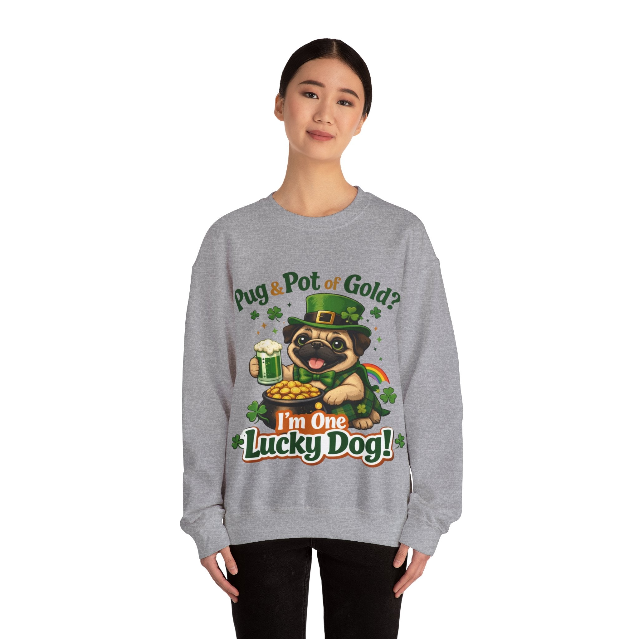 Pug - Graphic Crewneck Sweatshirt