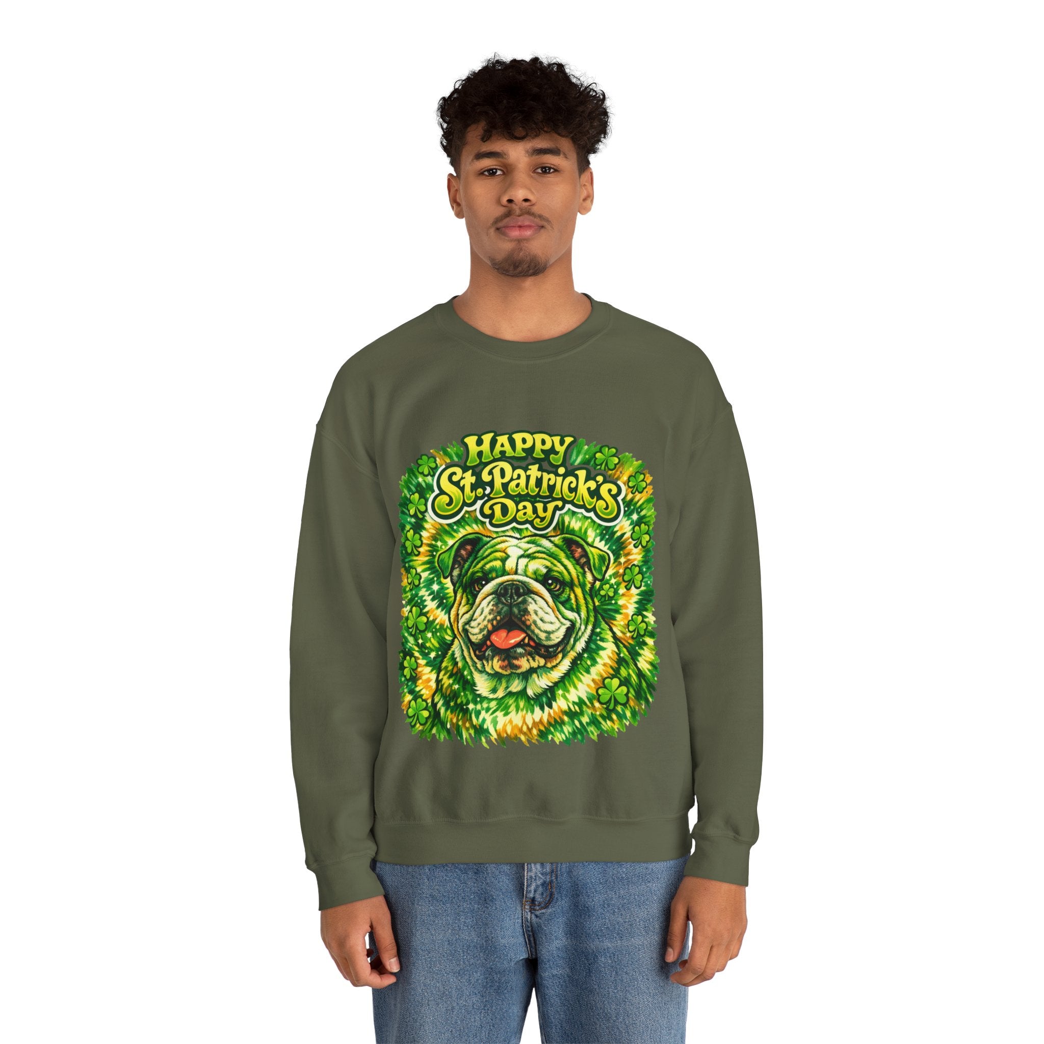 Bulldog - Graphic Crewneck Sweatshirt