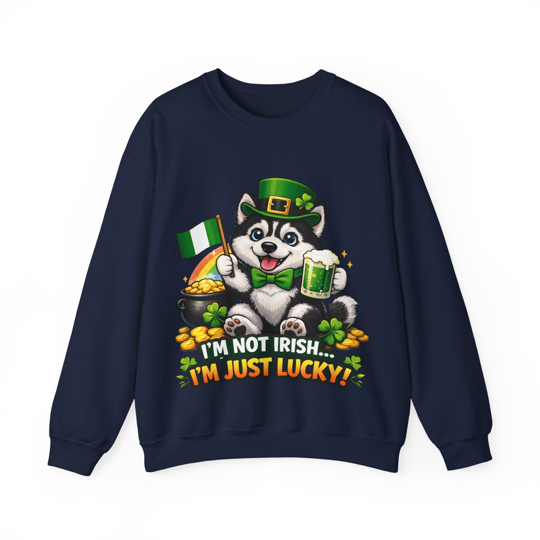 Siberian Husky - Graphic Crewneck Sweatshirt