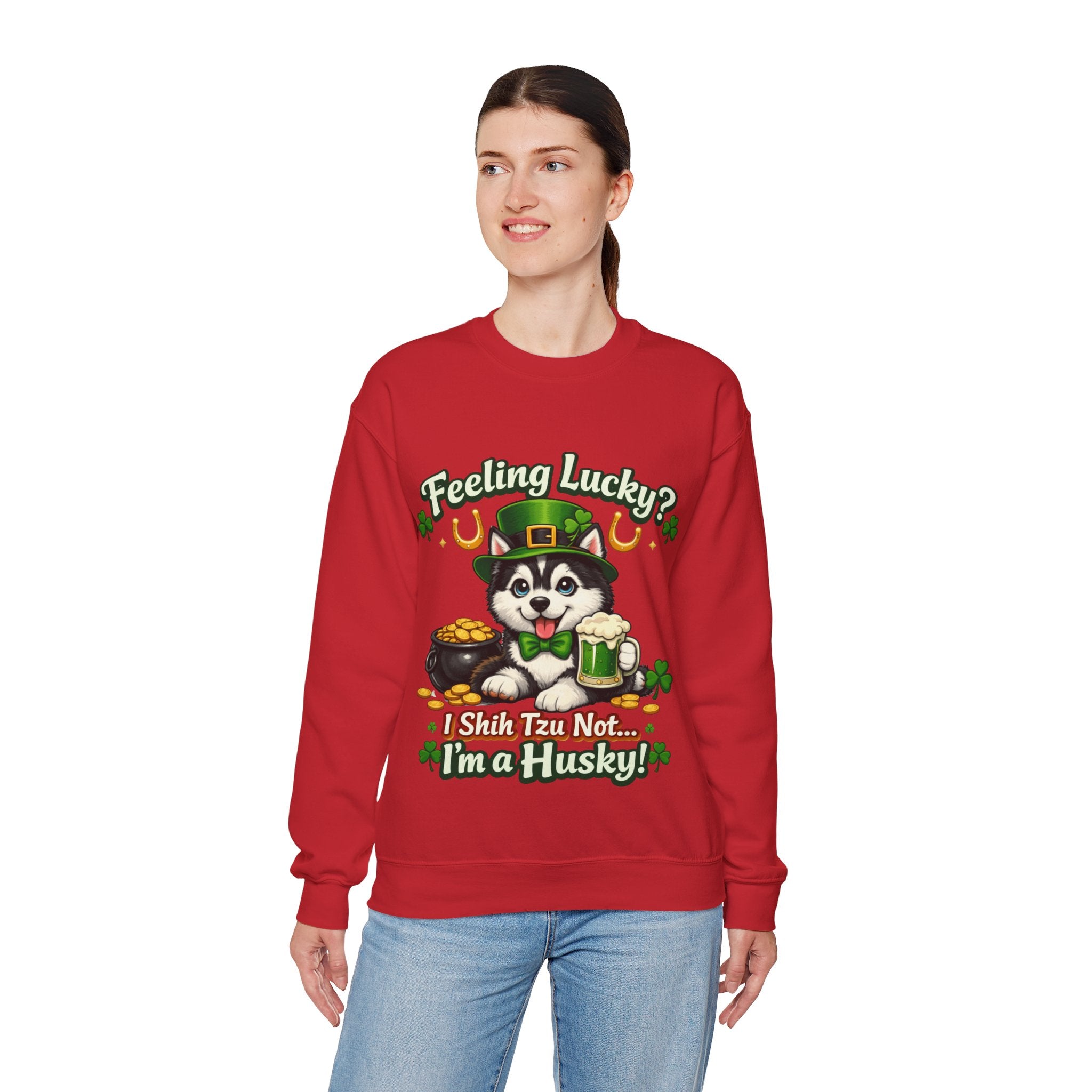 Siberian Husky - Graphic Crewneck Sweatshirt