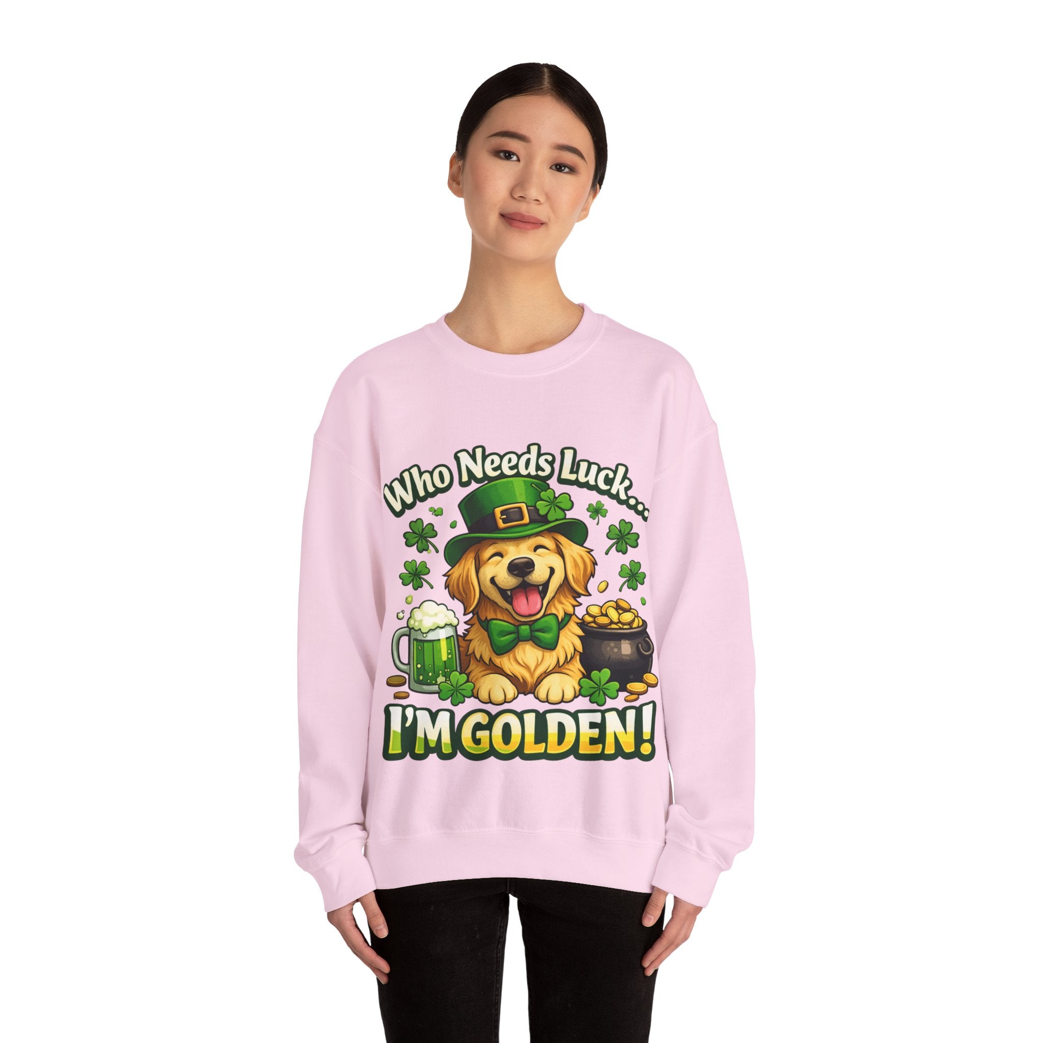 Golden Retriever - Graphic Crewneck Sweatshirt