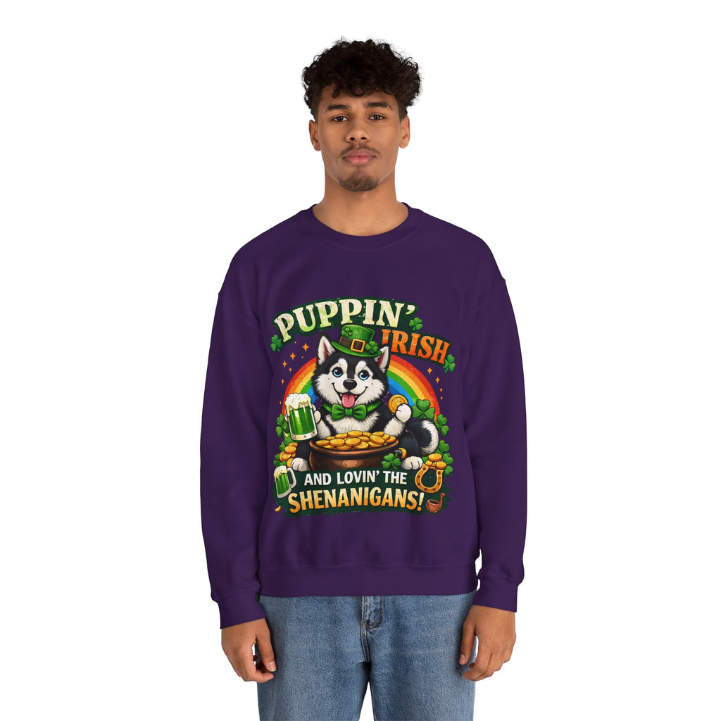 Siberian Husky - Graphic Crewneck Sweatshirt