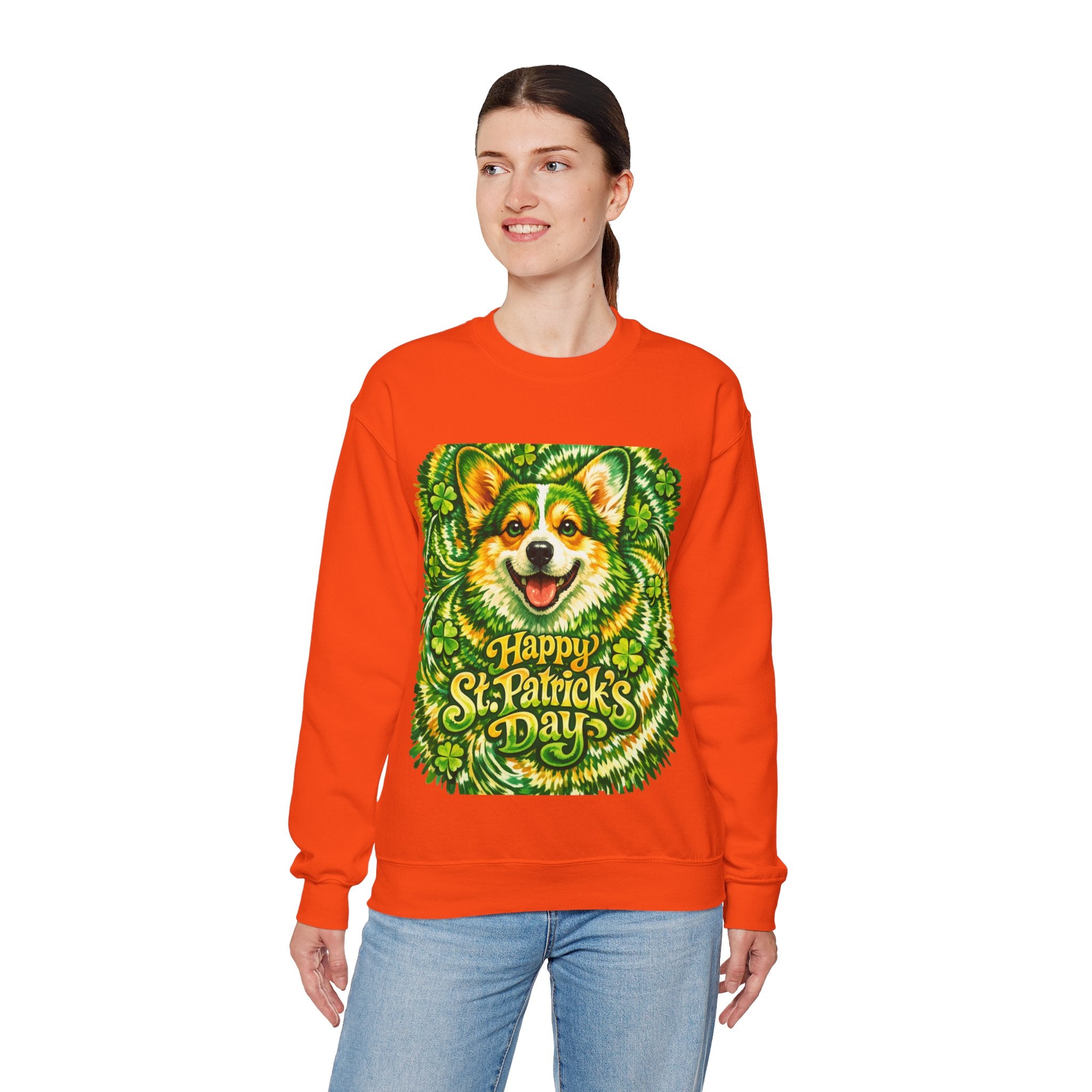 Corgi - Graphic Crewneck Sweatshirt