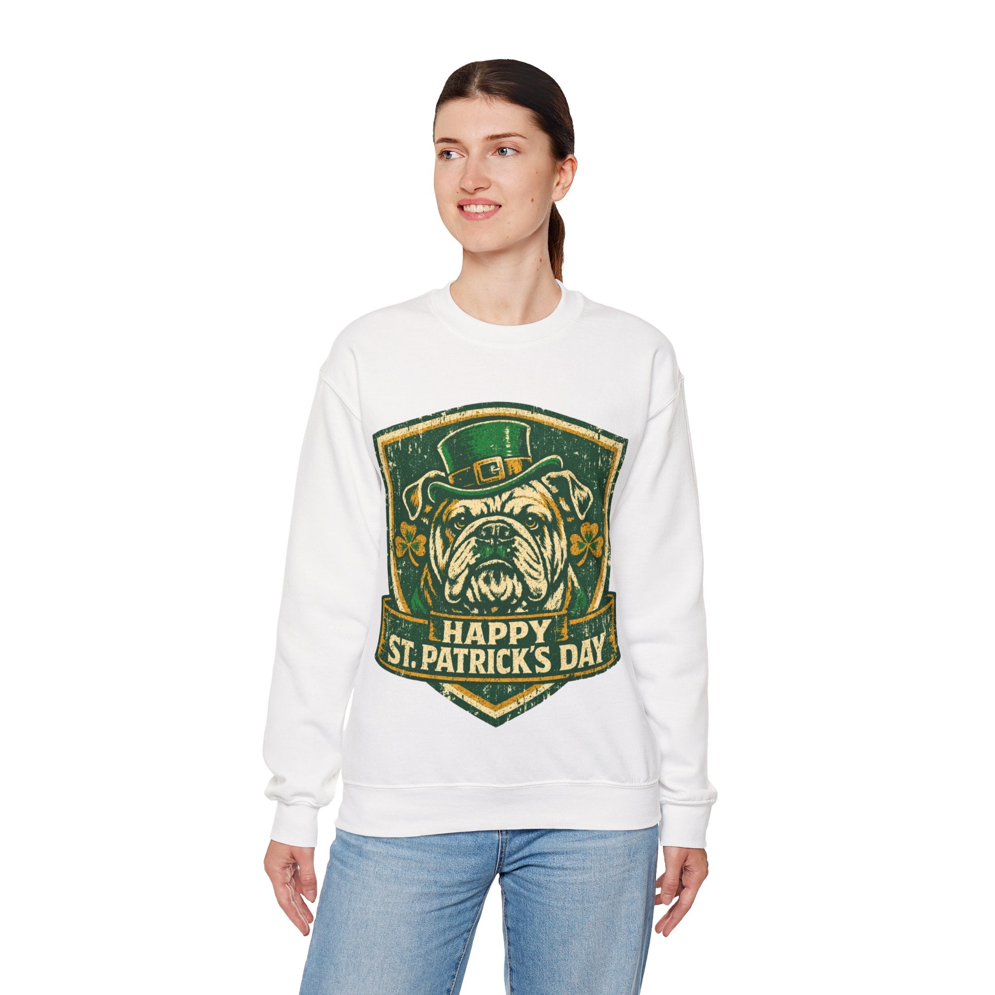 Bulldog - Graphic Crewneck Sweatshirt