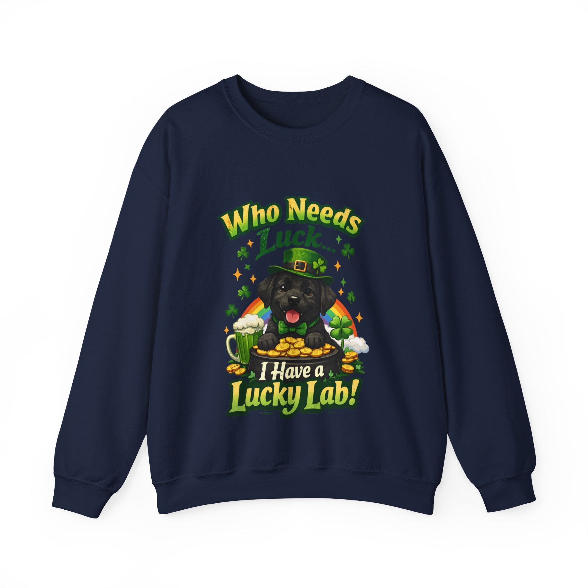 Black Labrador - Graphic Crewneck Sweatshirt