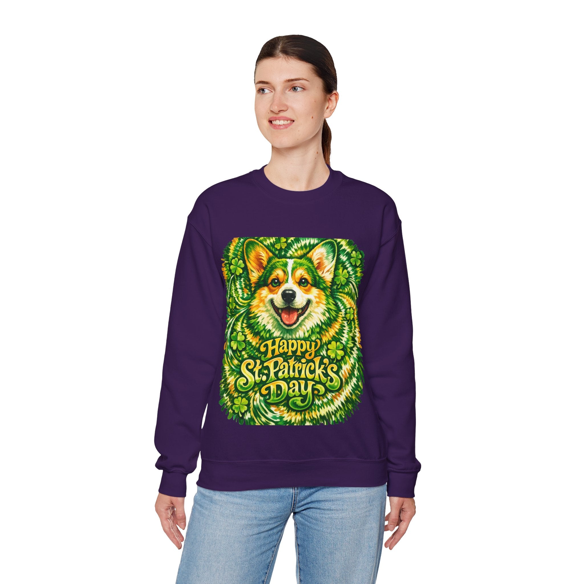 Corgi - Graphic Crewneck Sweatshirt