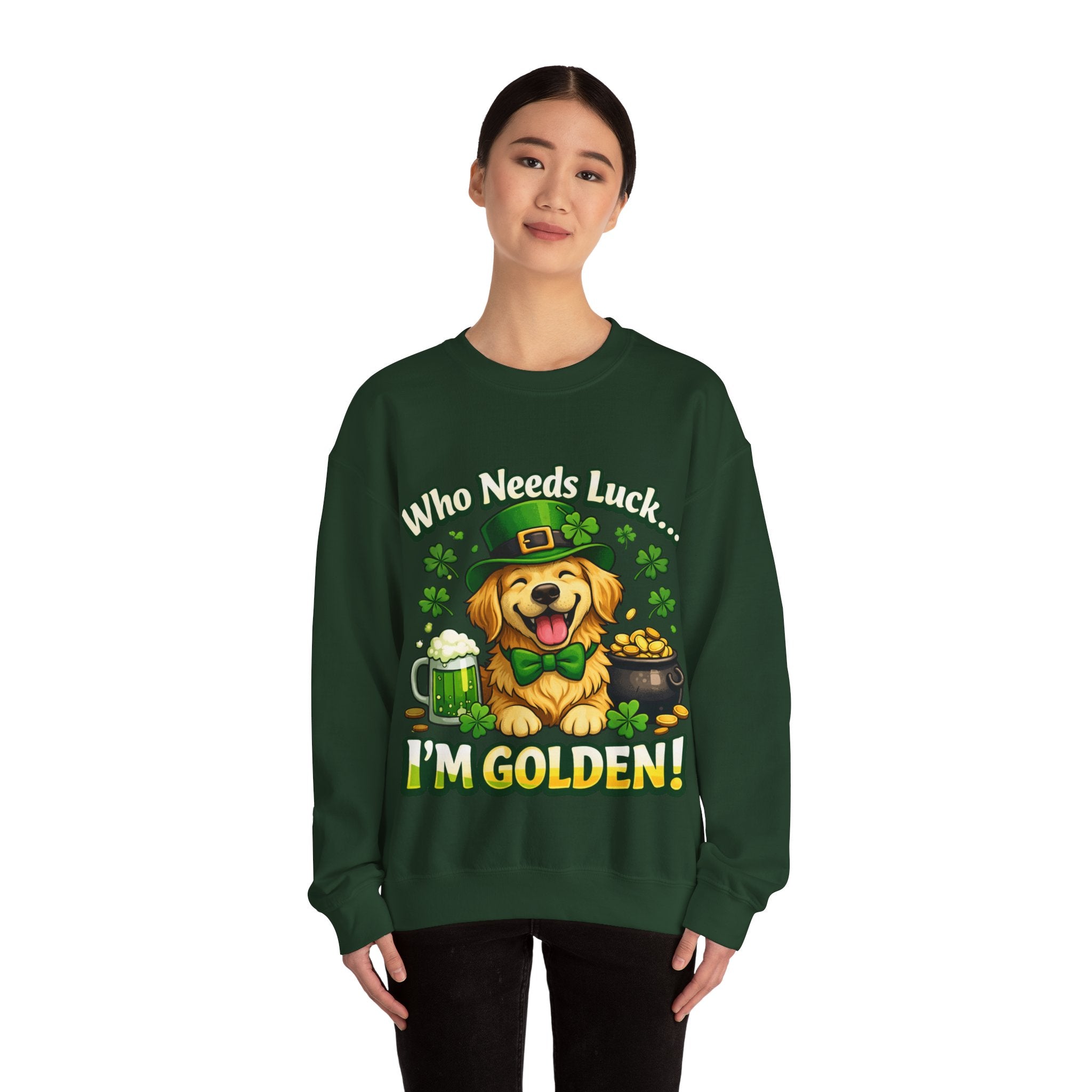 Golden Retriever - Graphic Crewneck Sweatshirt
