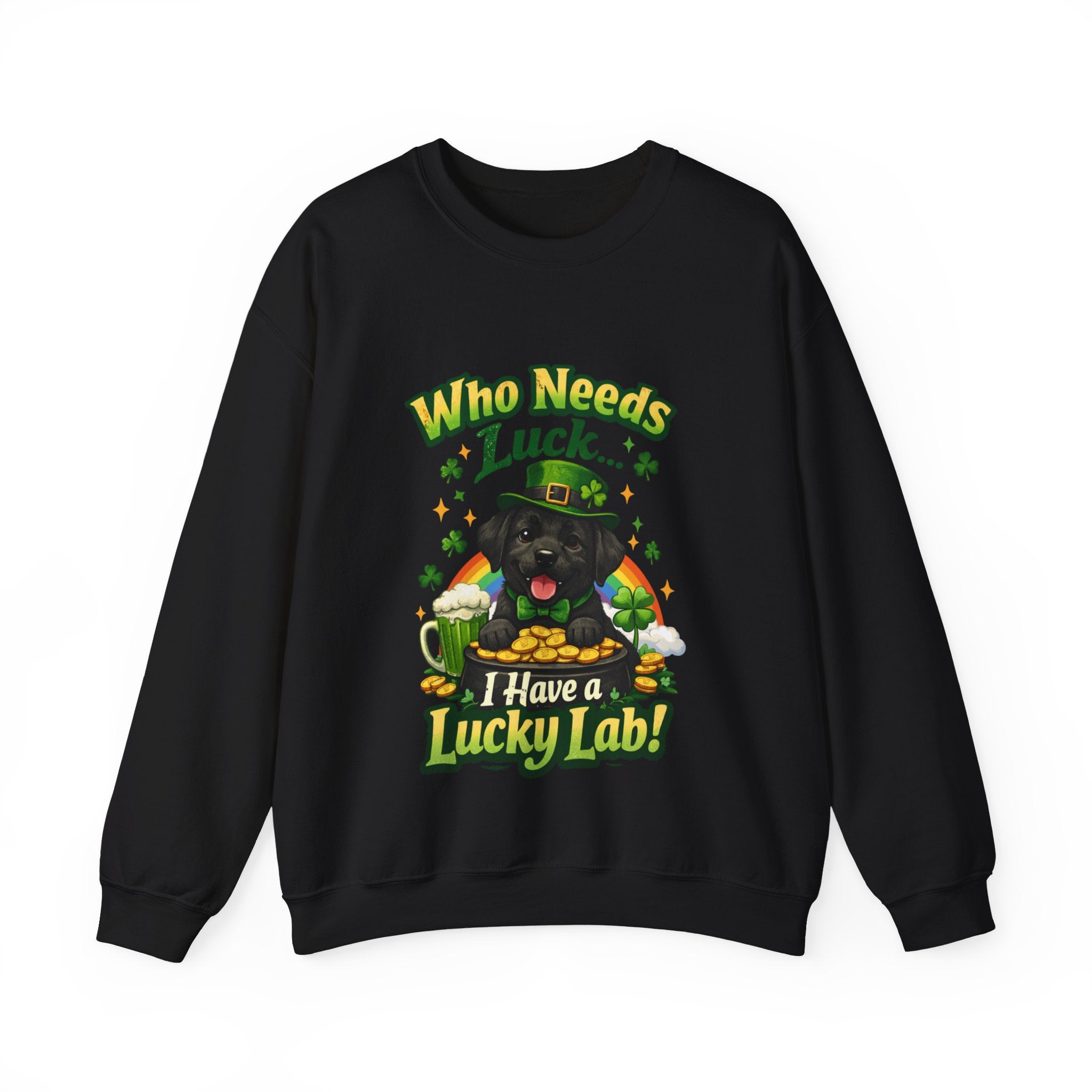 Black Labrador - Graphic Crewneck Sweatshirt