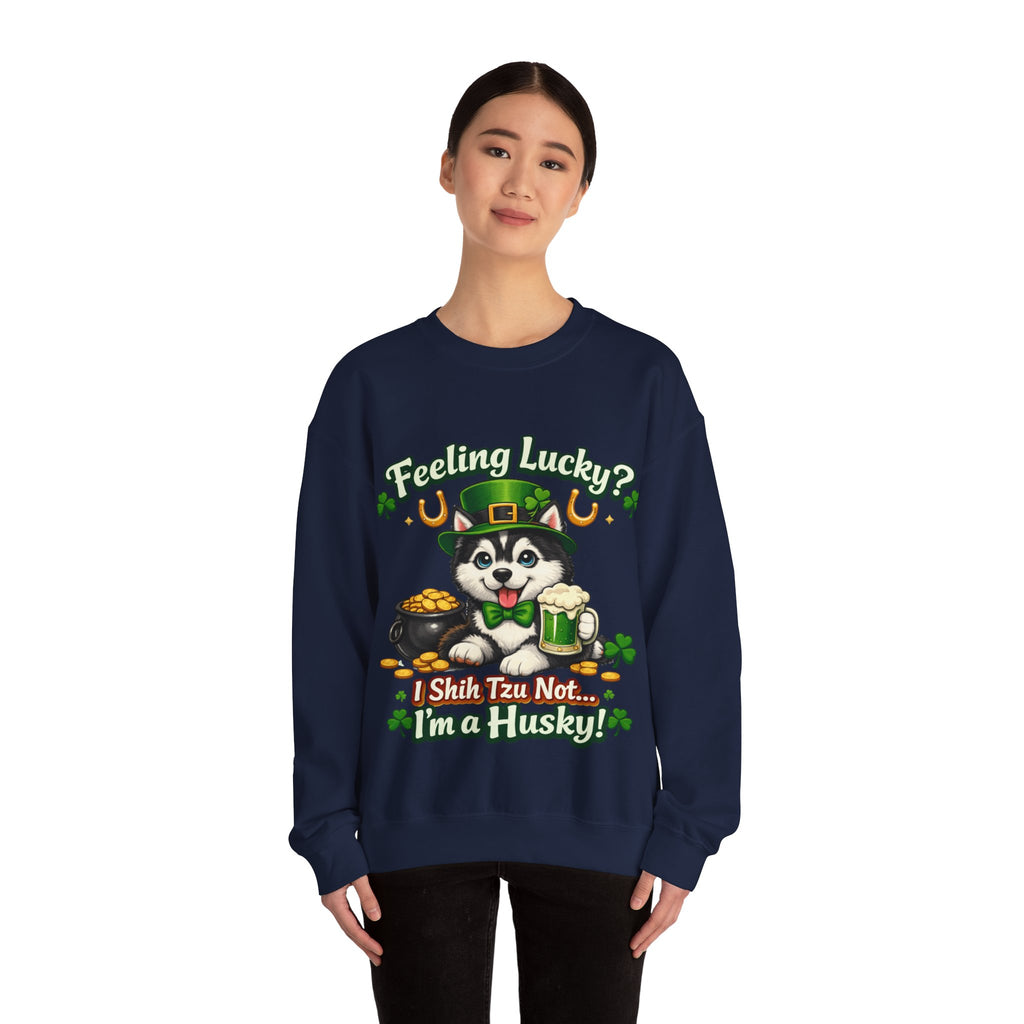 Siberian Husky - Graphic Crewneck Sweatshirt