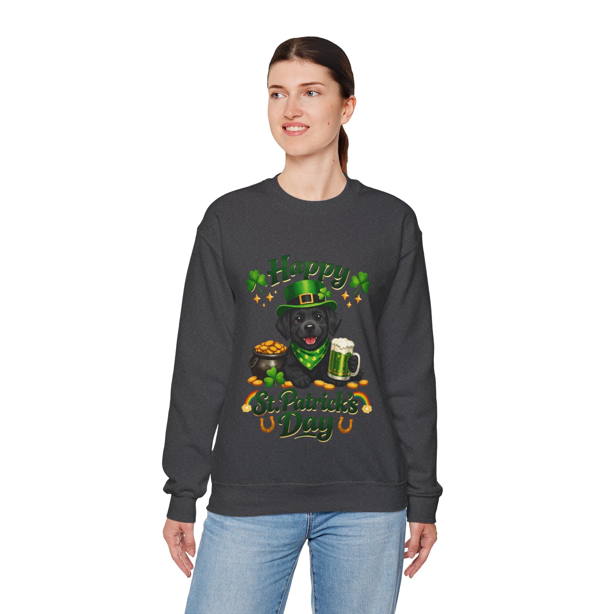 Black Labrador - Graphic Crewneck Sweatshirt