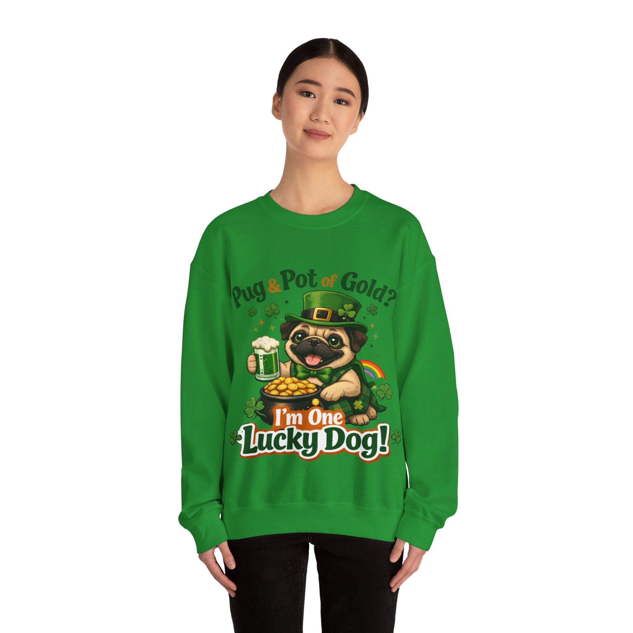 Pug - Graphic Crewneck Sweatshirt