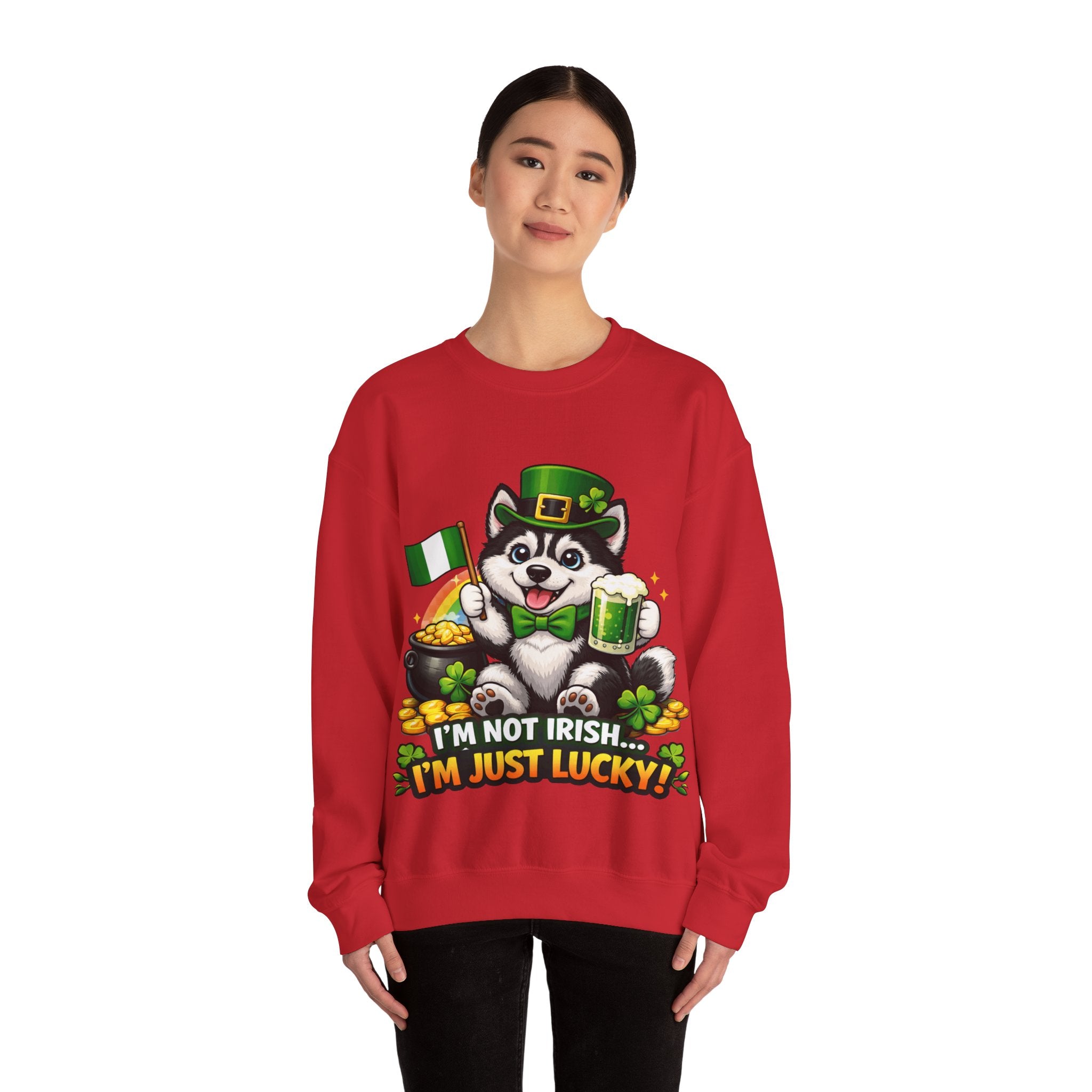 Siberian Husky - Graphic Crewneck Sweatshirt