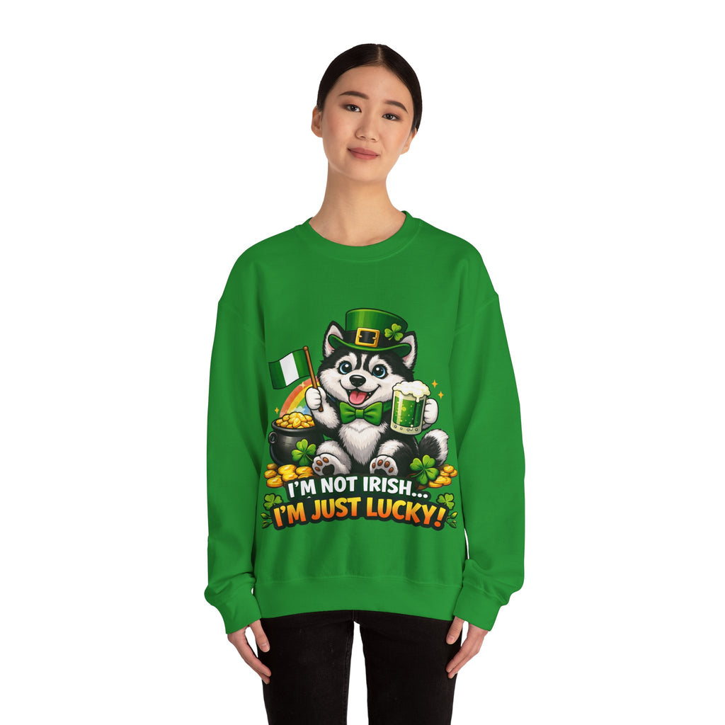 Siberian Husky - Graphic Crewneck Sweatshirt