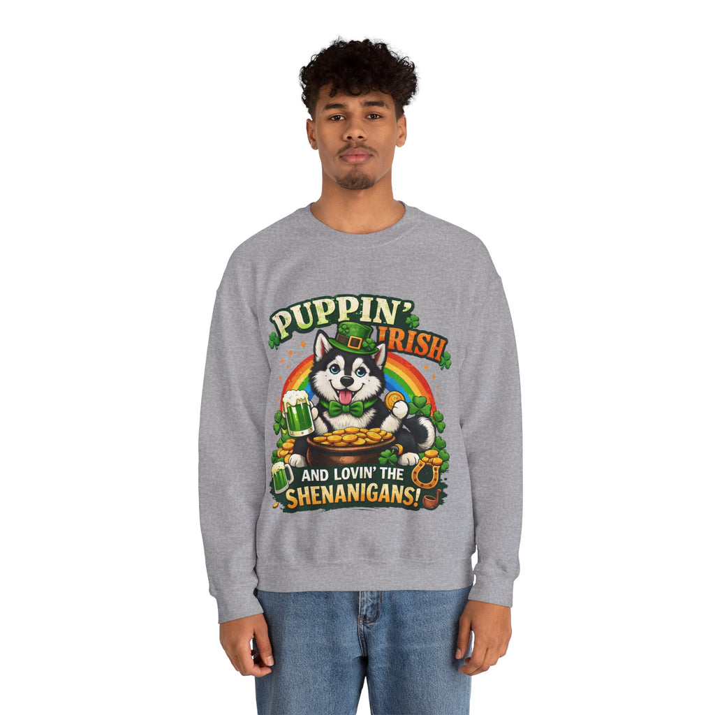 Siberian Husky - Graphic Crewneck Sweatshirt