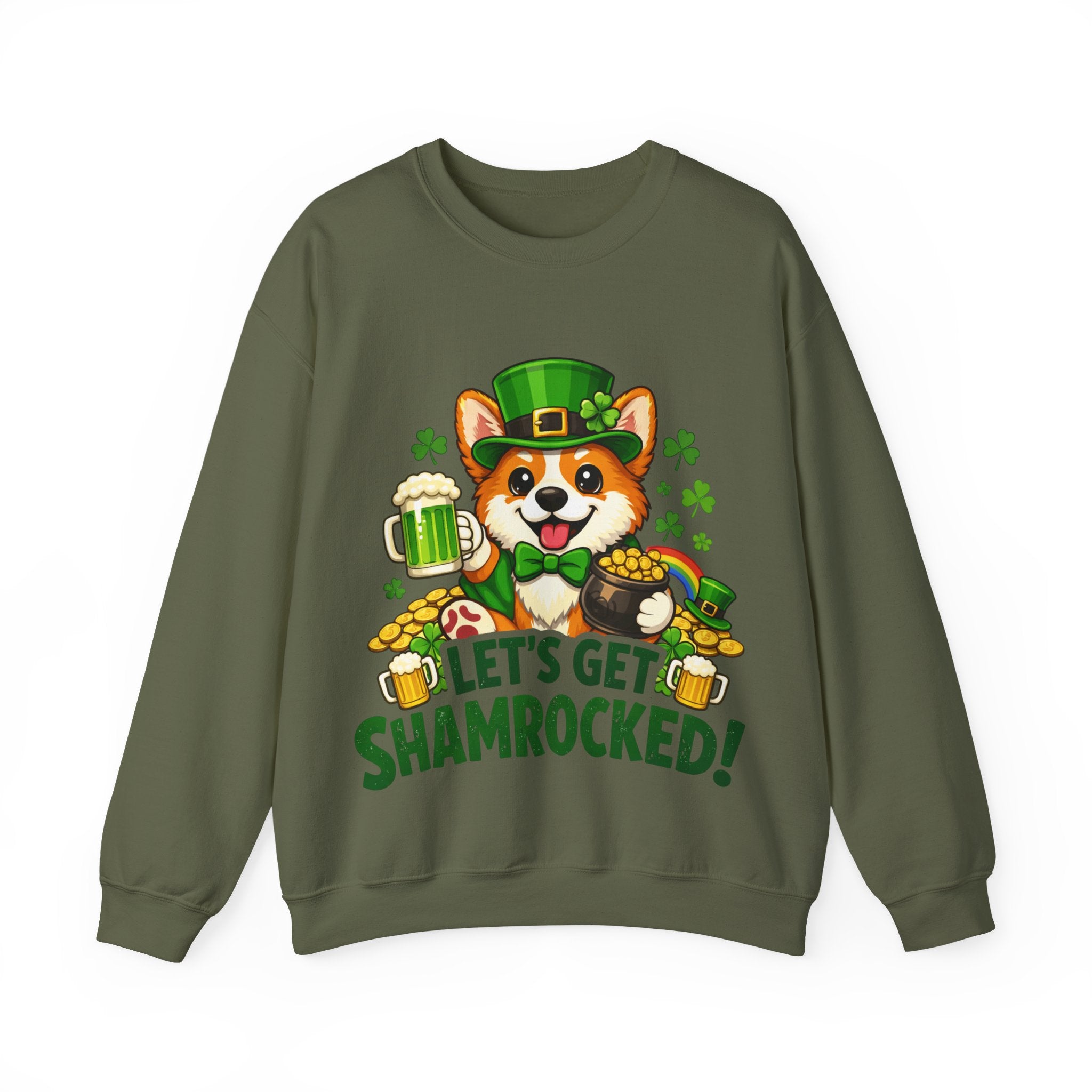 Corgi - Graphic Crewneck Sweatshirt
