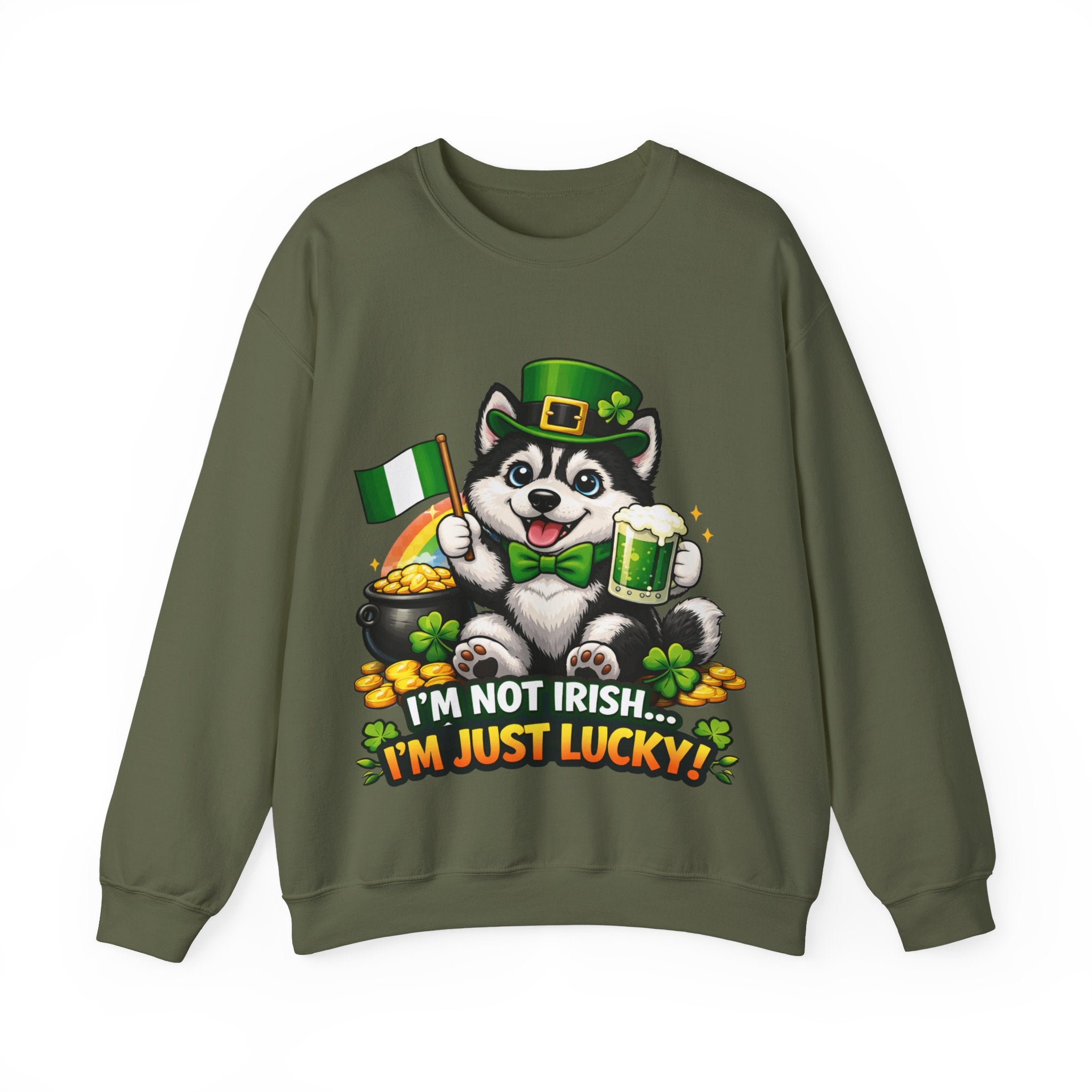 Siberian Husky - Graphic Crewneck Sweatshirt