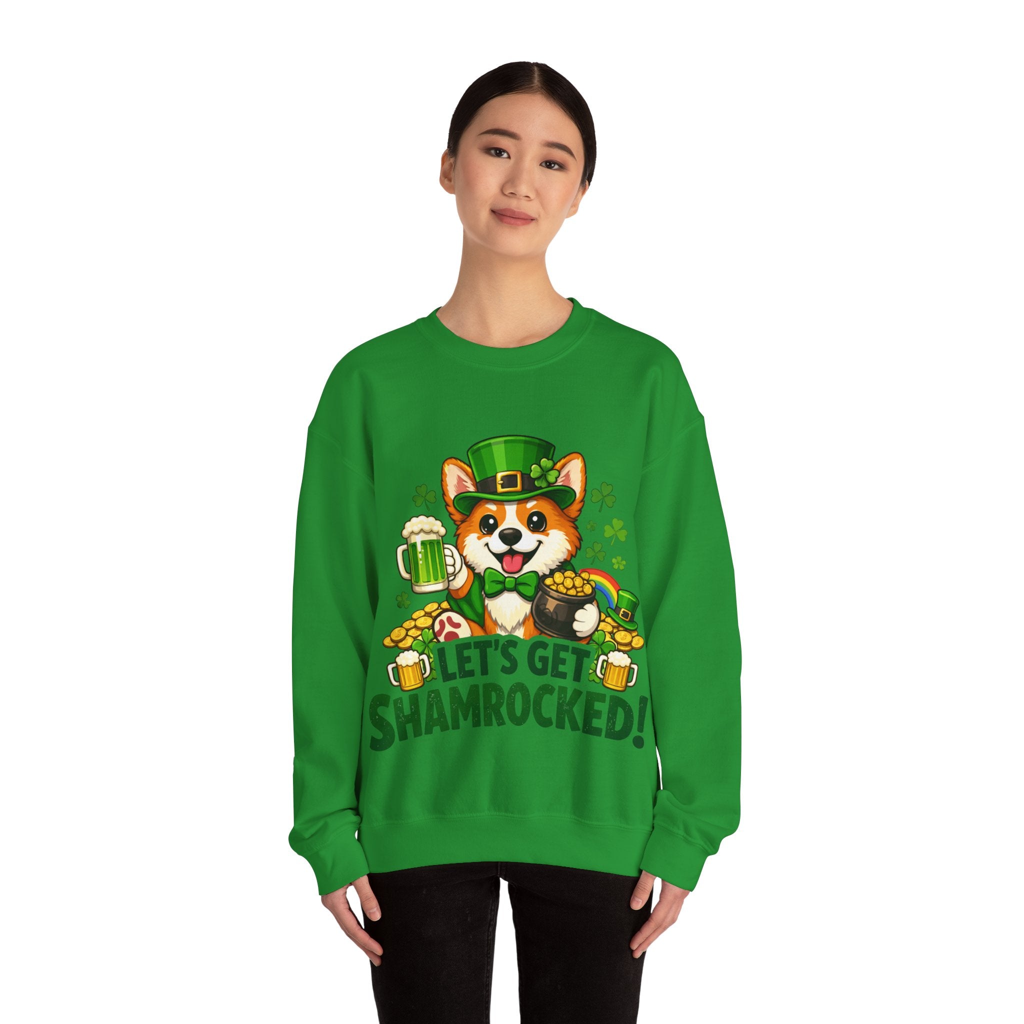 Corgi - Graphic Crewneck Sweatshirt