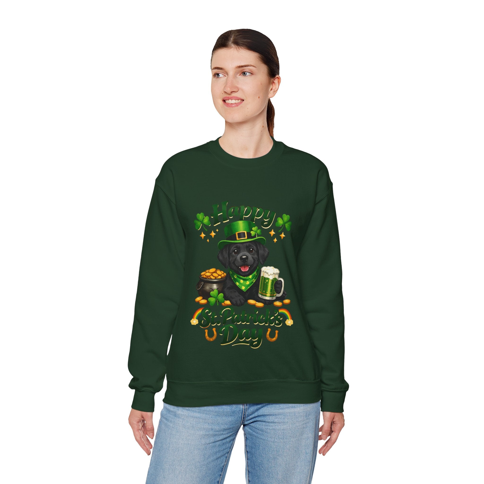 Black Labrador - Graphic Crewneck Sweatshirt